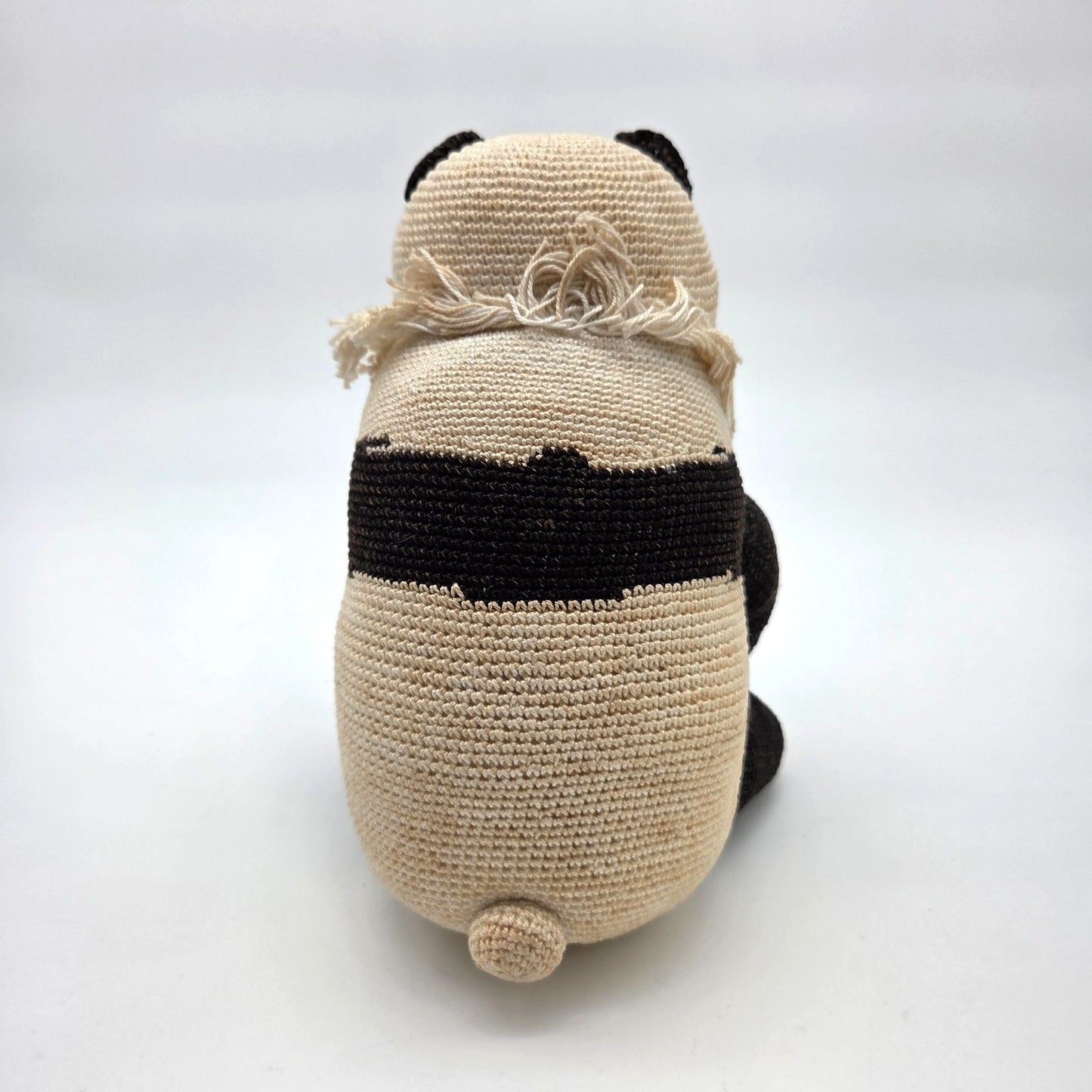 Hand-Crafted Amigurumi Crochet Panda Bear With Ball Plush