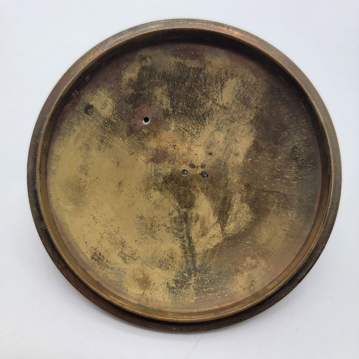 Antique European Brass Figural Lion Stash Box