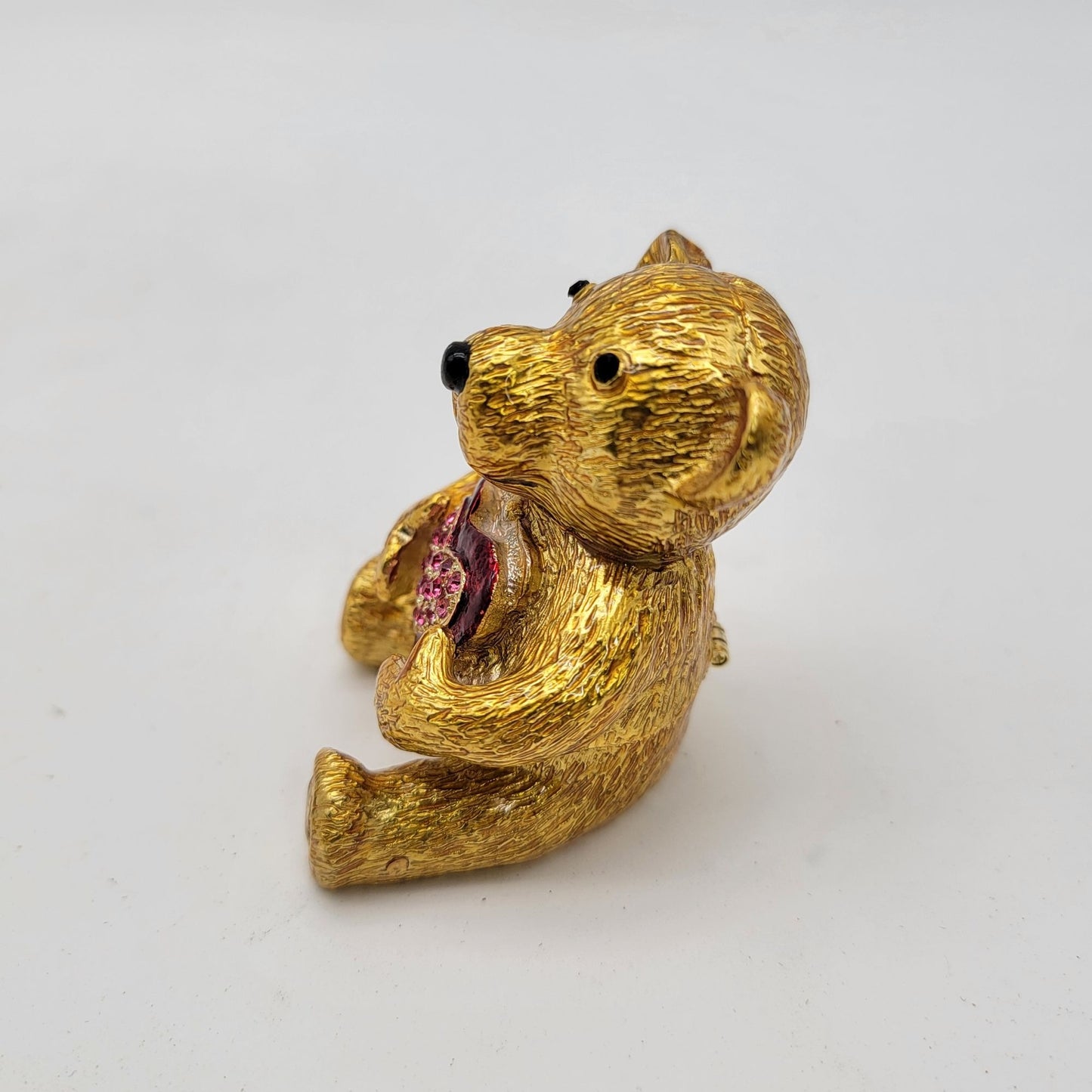 Deva Australia Jeweled Trinket Box SWAROVSKI Crystals Teddy Bear