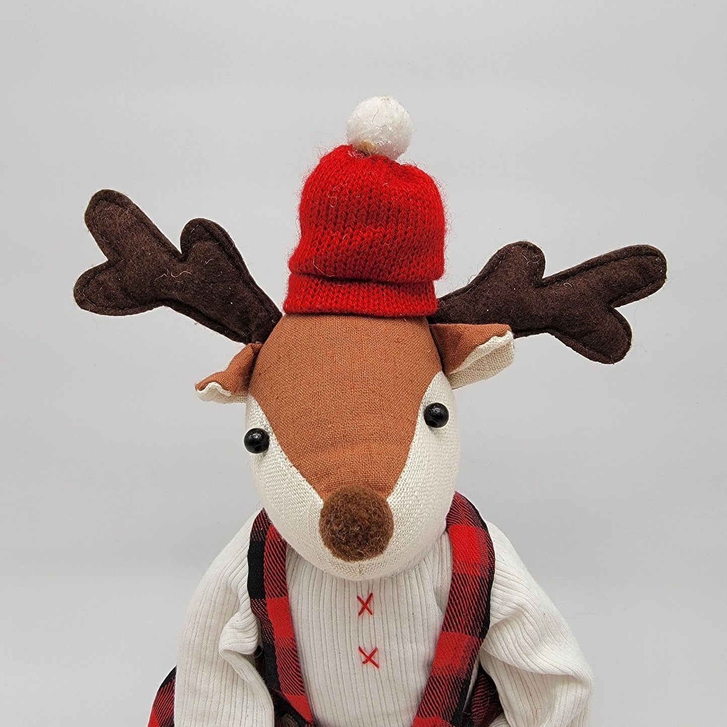 Pier 1 Imports Weighted Reindeer Christmas Decoration