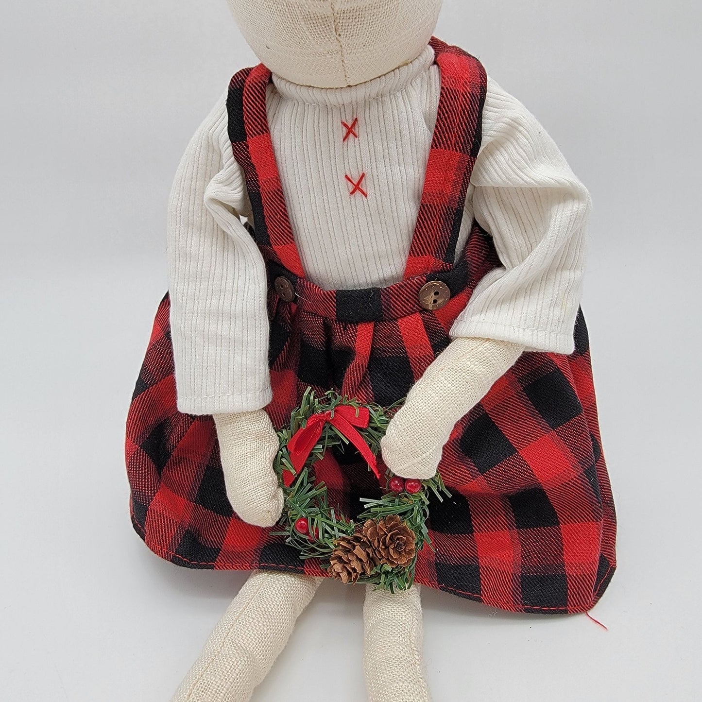 Pier 1 Imports Weighted Reindeer Christmas Decoration