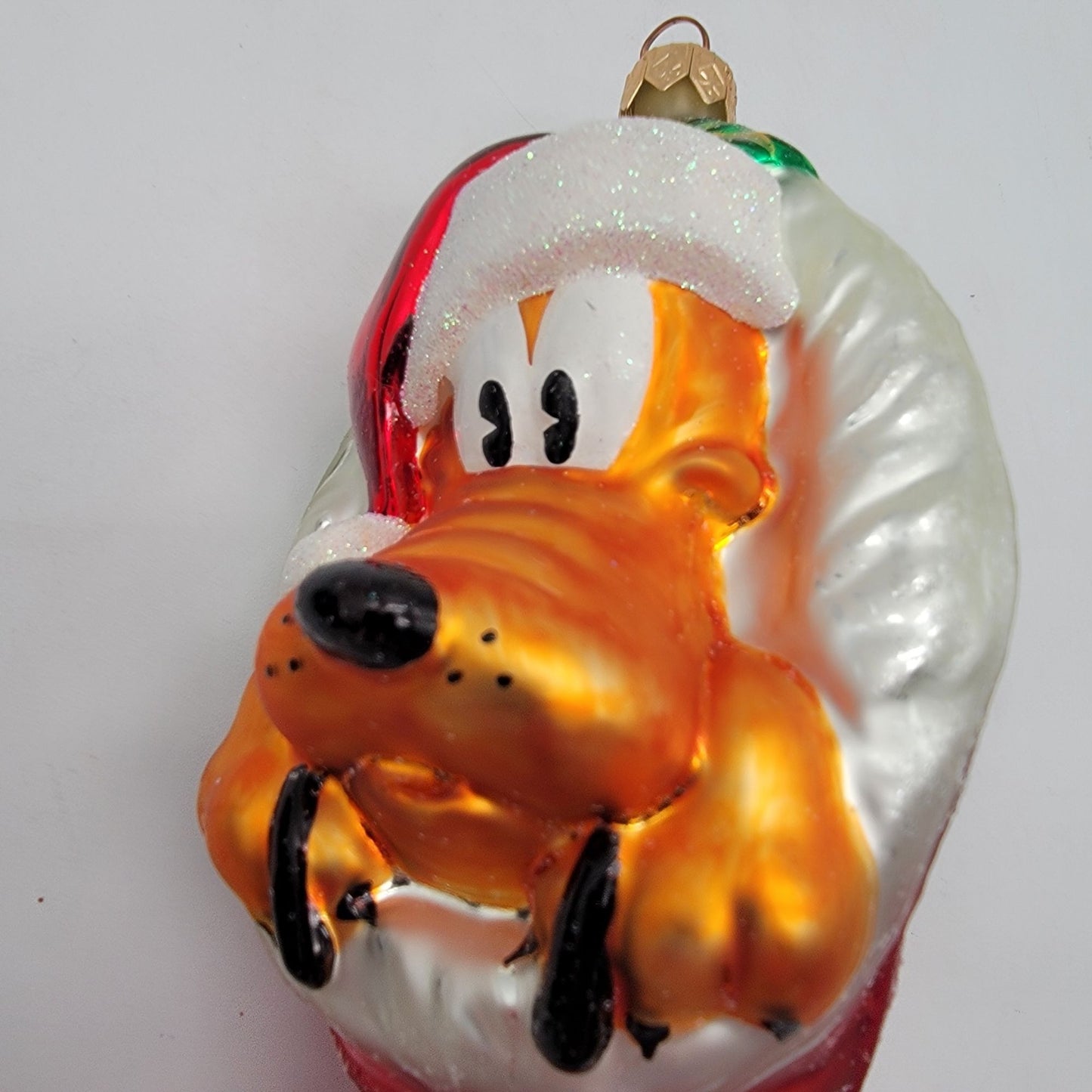 Christopher Radko Disney Pluto Glass Ornament