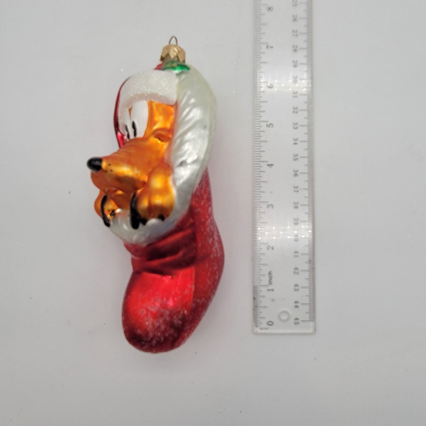 Christopher Radko Disney Pluto Glass Ornament