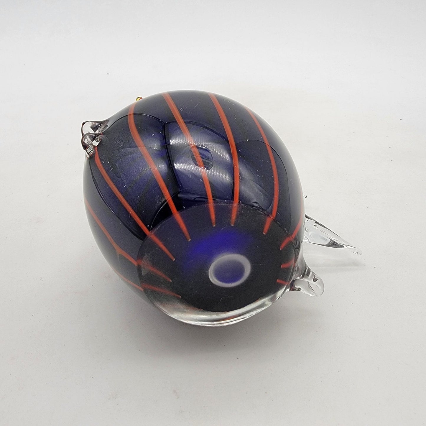 Vintage Art Glass Angel Fish Sculpture Paperweight