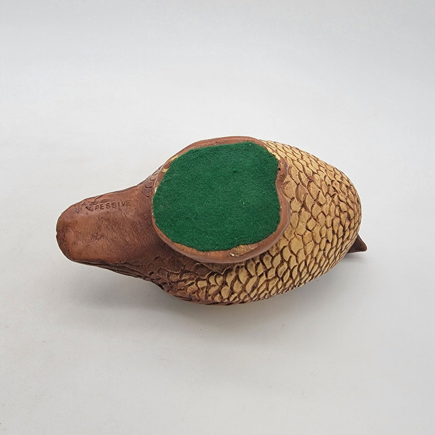 Vintage 1966 Progressive Art Products Set Of 3 Chalkware Quail Bird Sculptures