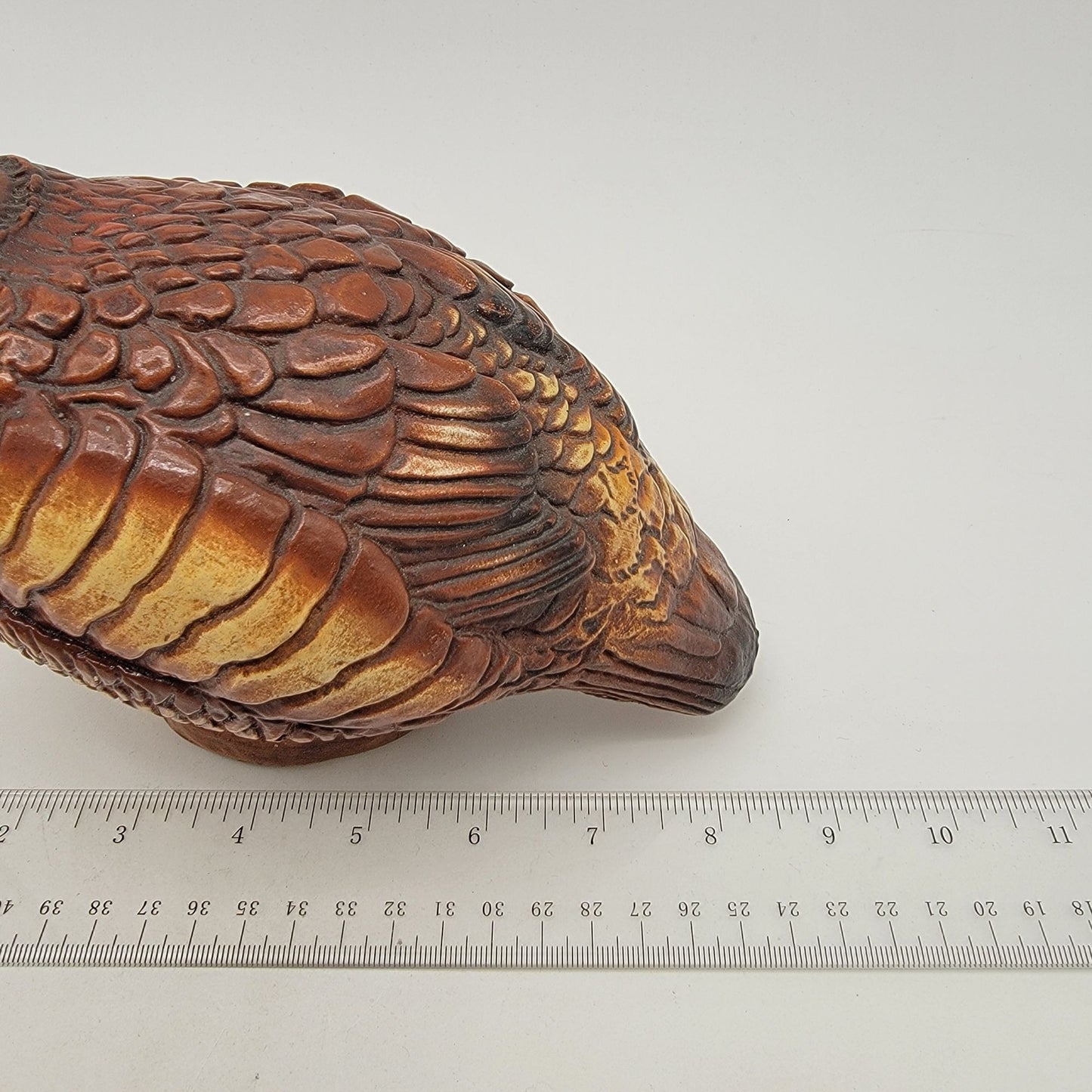 Vintage 1966 Progressive Art Products Set Of 3 Chalkware Quail Bird Sculptures