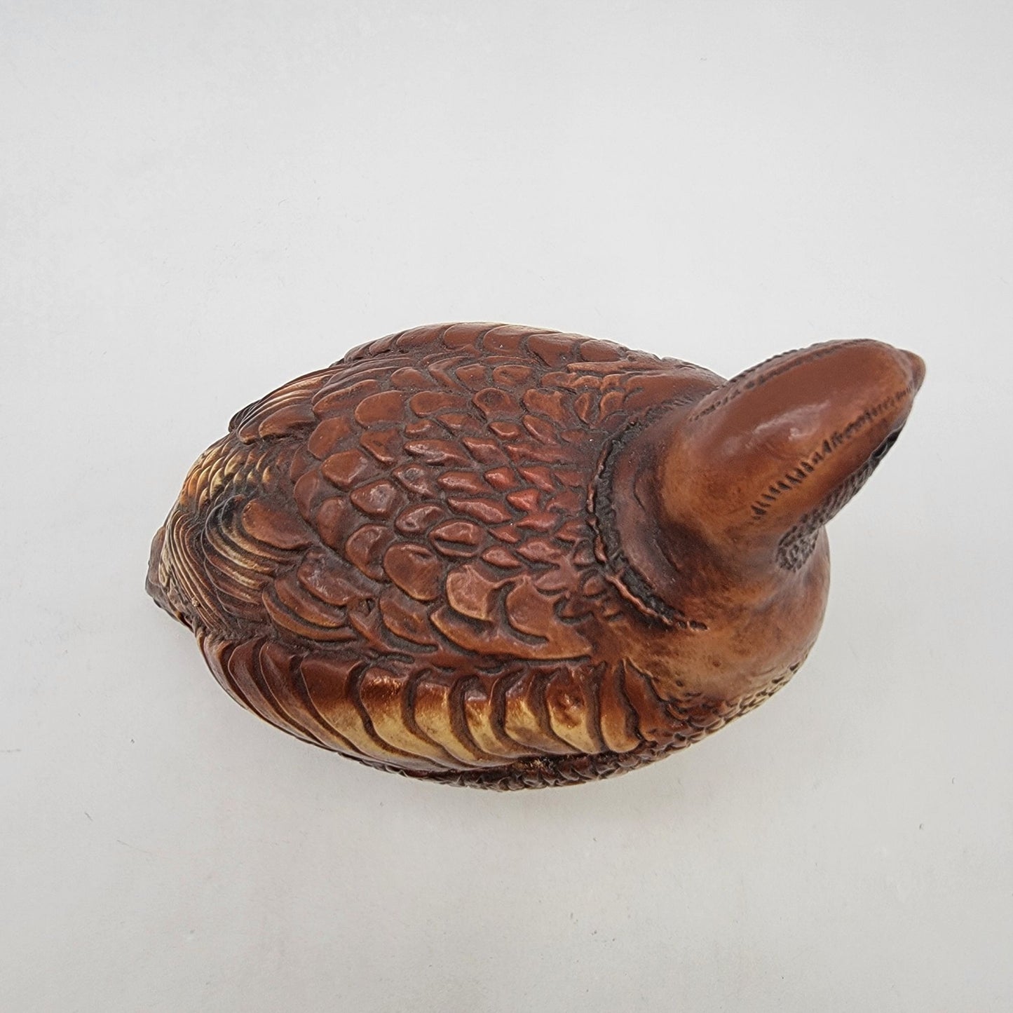 Vintage 1966 Progressive Art Products Set Of 3 Chalkware Quail Bird Sculptures