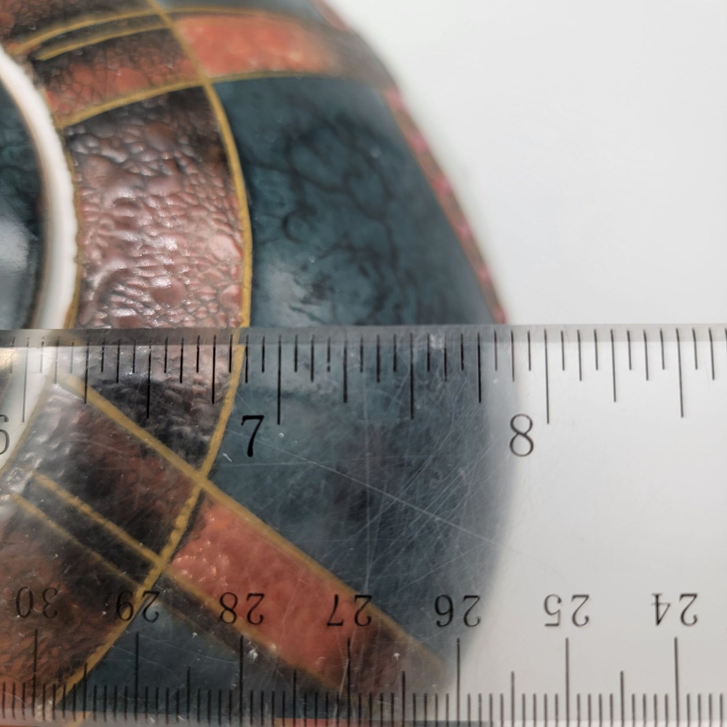 Large Vintage WBI Equestrian Porcelain Ginger Jar With Lid Featuring Horseback Riders