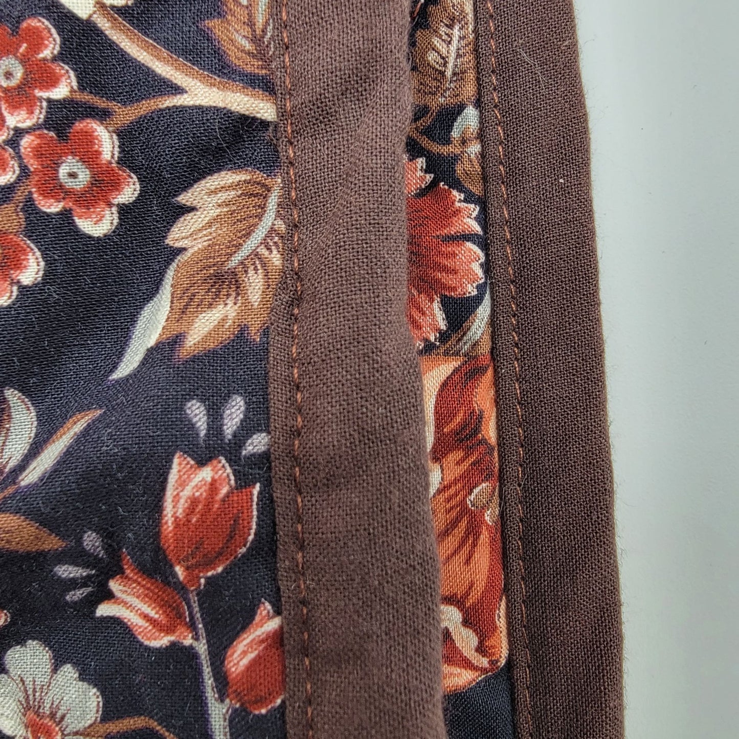 Handmade Christian Scripture Quilt With Cross Bible Verses & Floral Pattern 55" x 77" Blanket