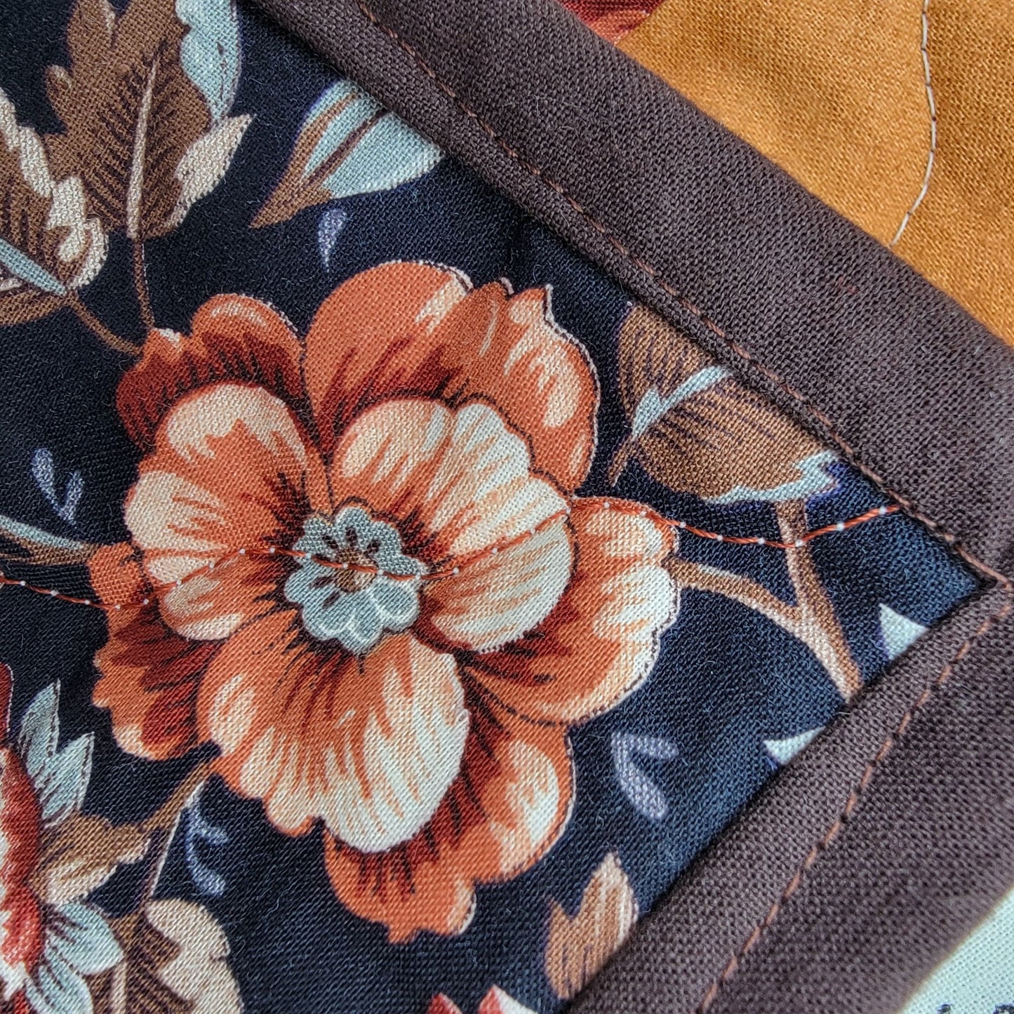 Handmade Christian Scripture Quilt With Cross Bible Verses & Floral Pattern 55" x 77" Blanket