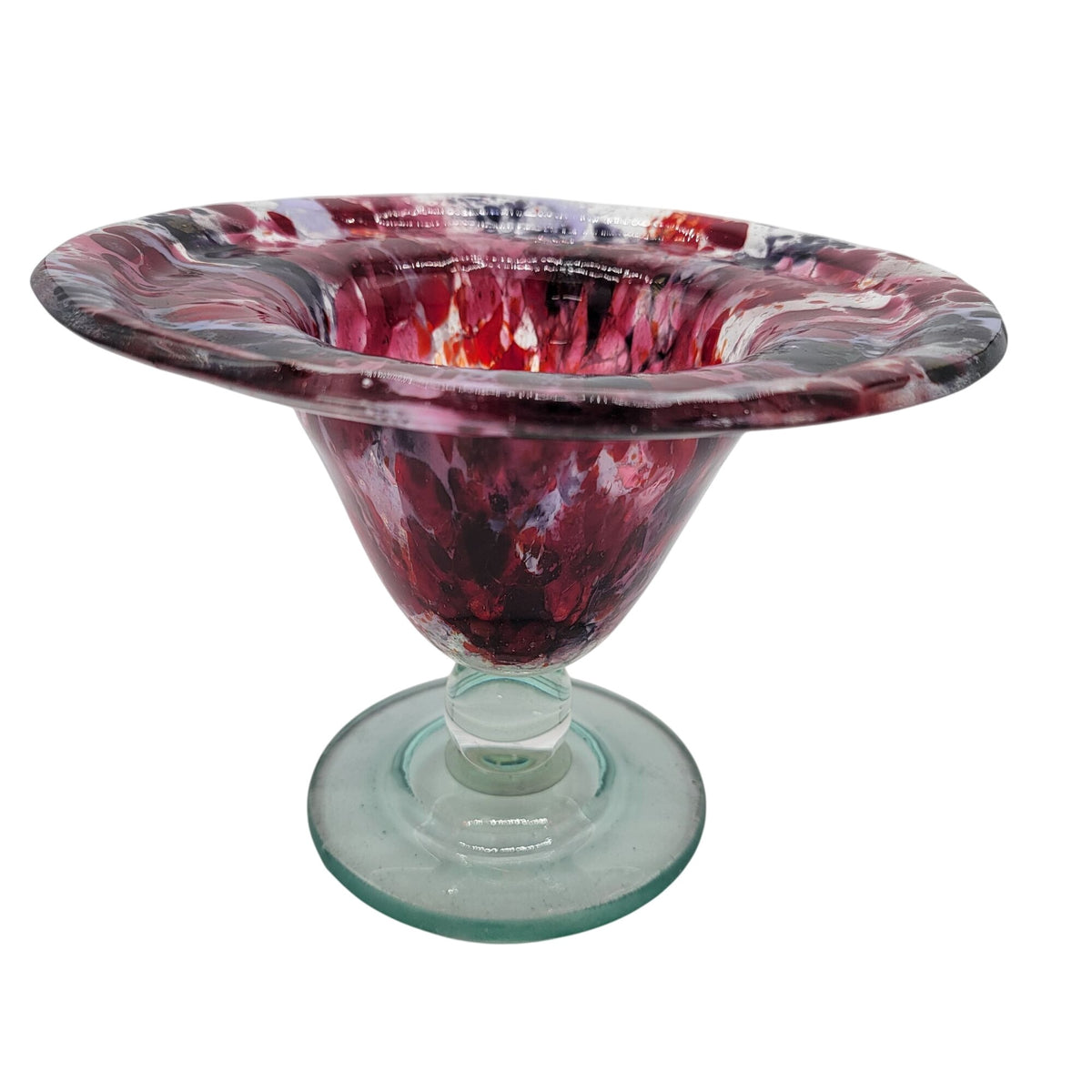 Domsky Domsky Glass Compote Signed 2013 – Niche Lady Shop
