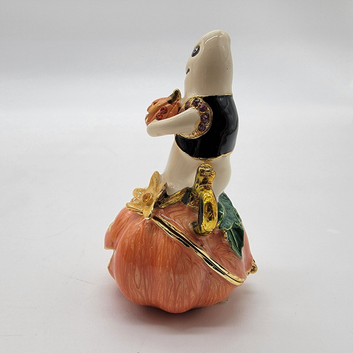 Artform Halloween Ghost Pumpkin Trinket Box
