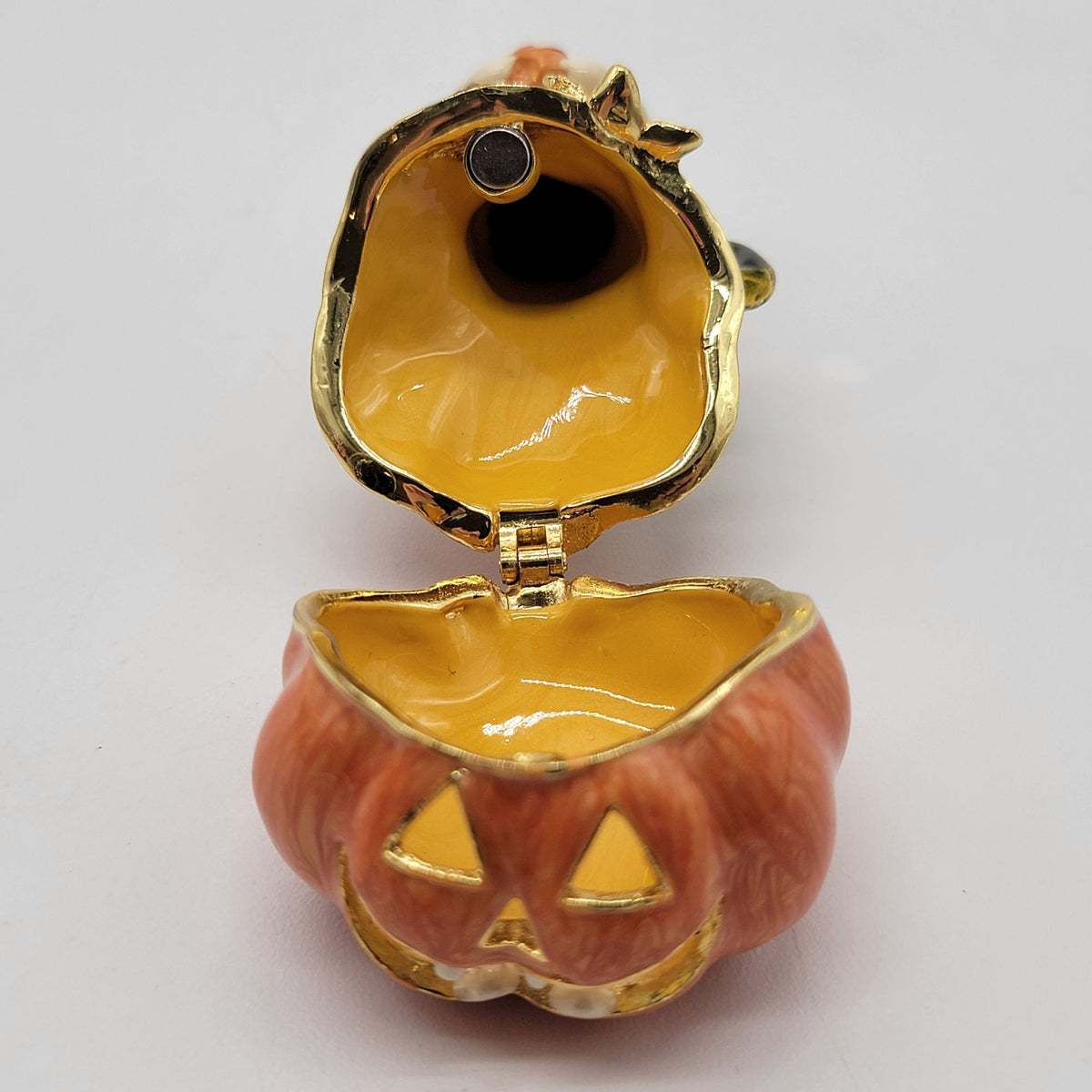 Artform Halloween Ghost Pumpkin Trinket Box