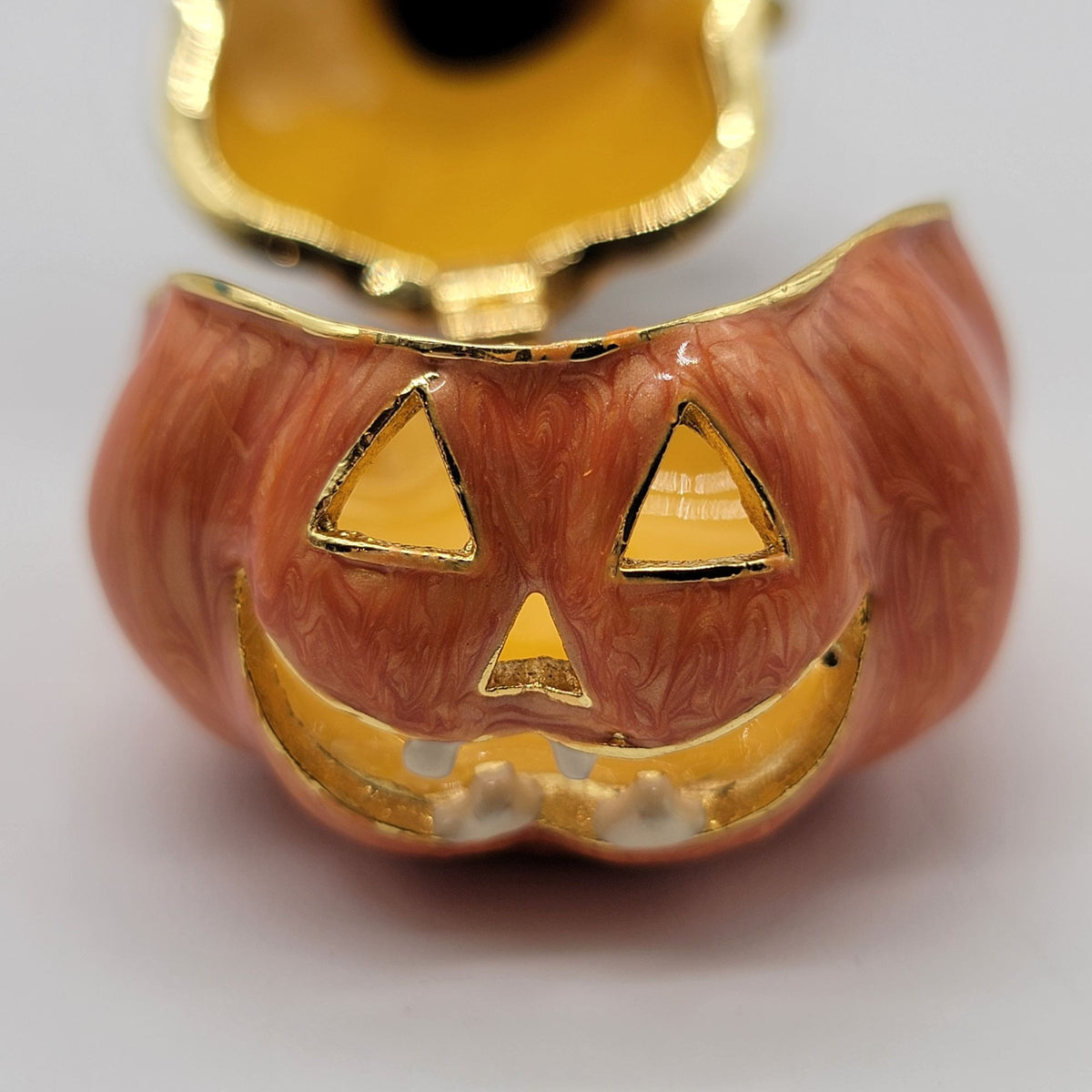 Artform Halloween Ghost Pumpkin Trinket Box