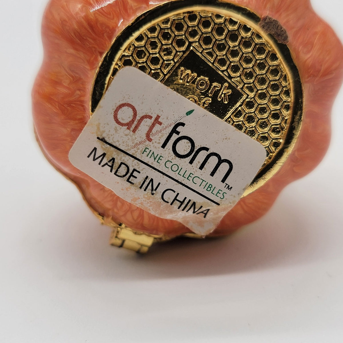 Artform Halloween Ghost Pumpkin Trinket Box