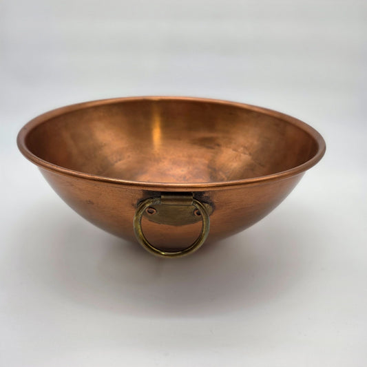 Vintage Atlas Metal Spinning Co Copper Mixing Bowl