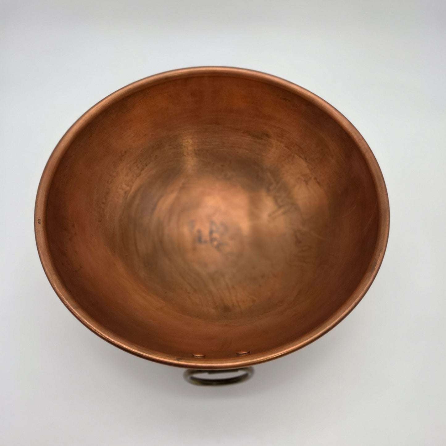 Vintage Atlas Metal Spinning Co Copper Mixing Bowl