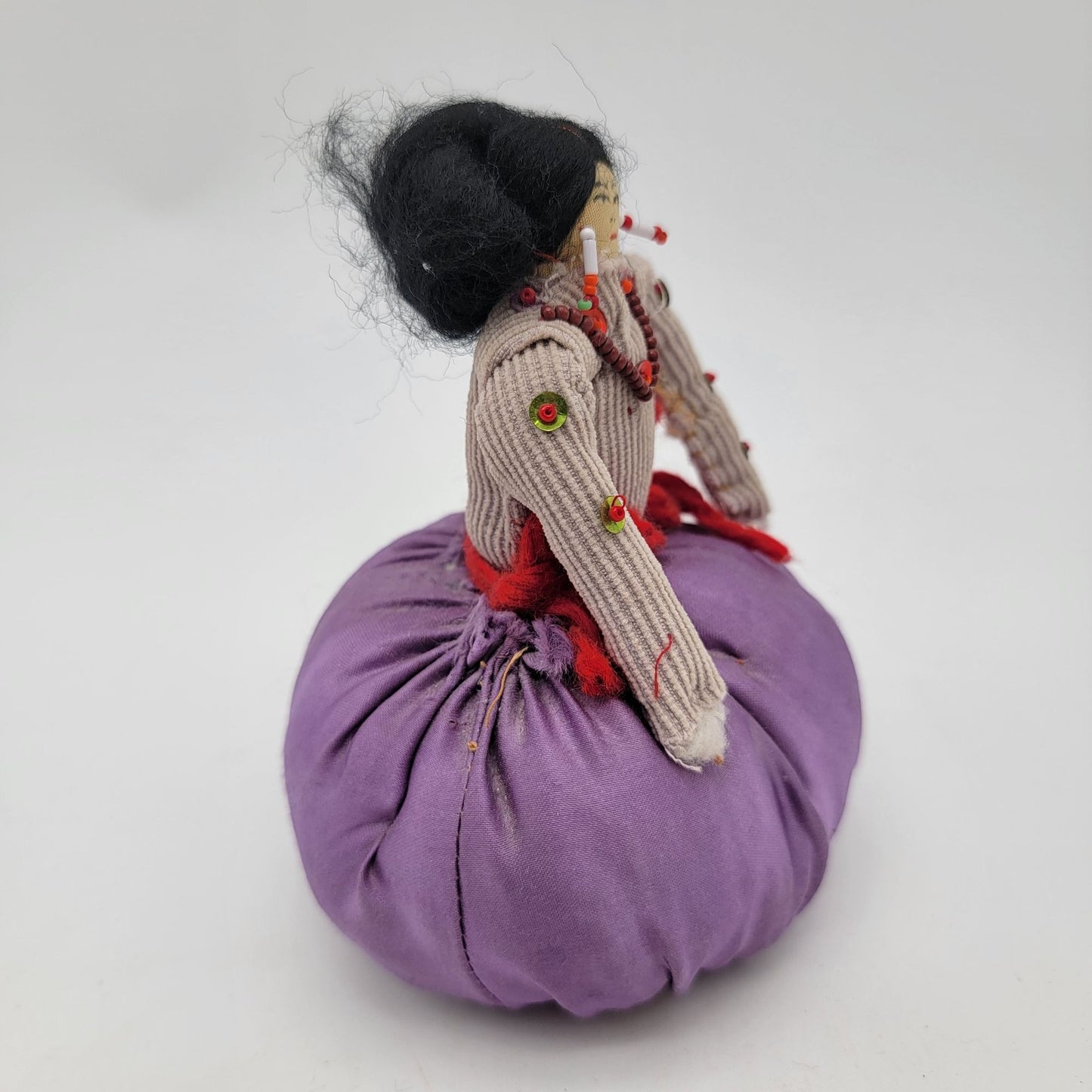 Vintage Navajo Dine Doll Pin Cushion