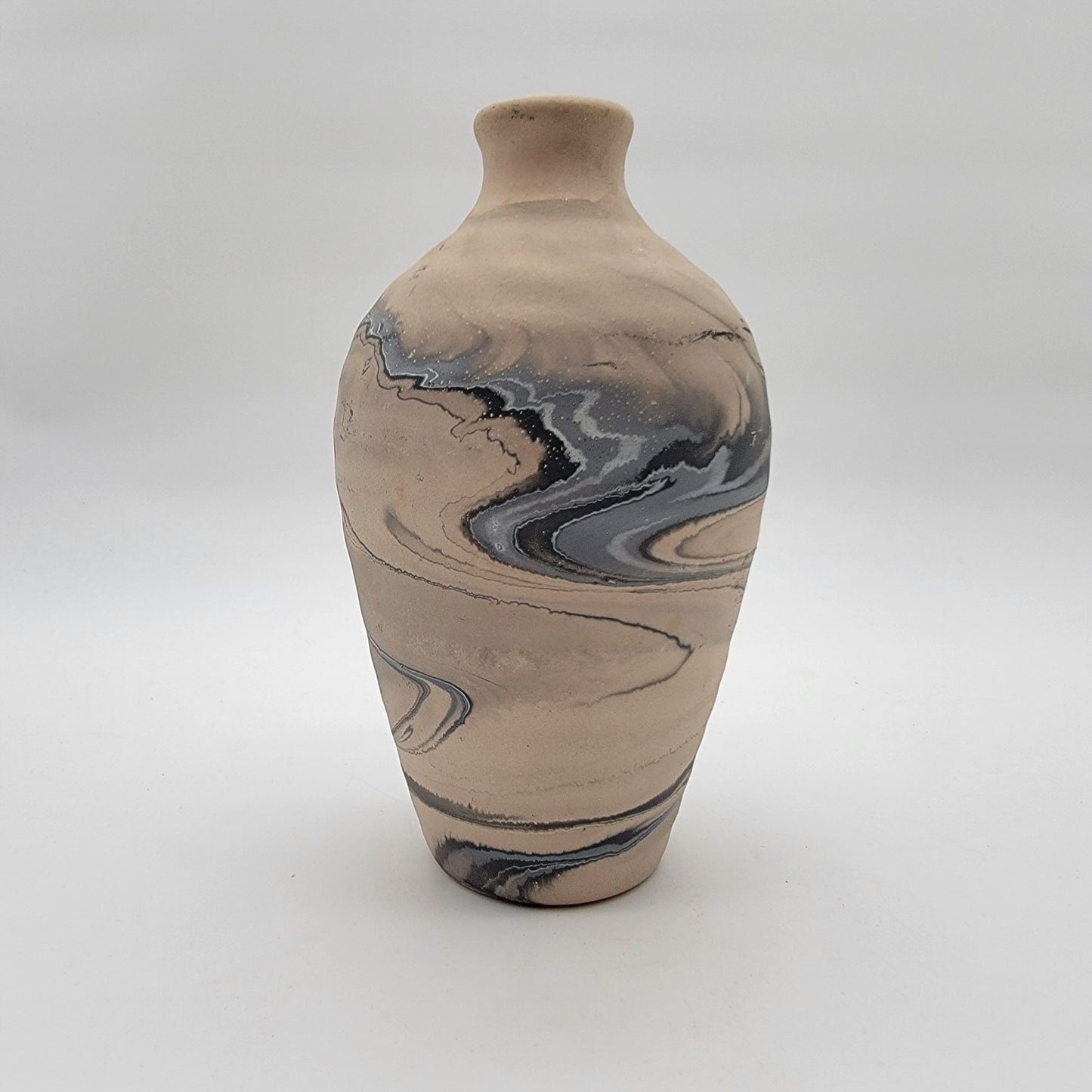 Nemadji Blue Pottery Vase