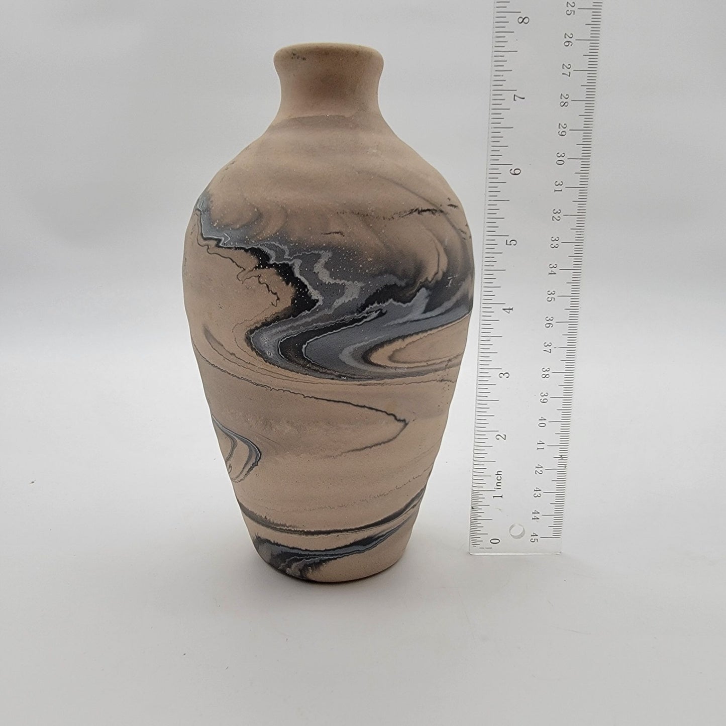 Nemadji Blue Pottery Vase