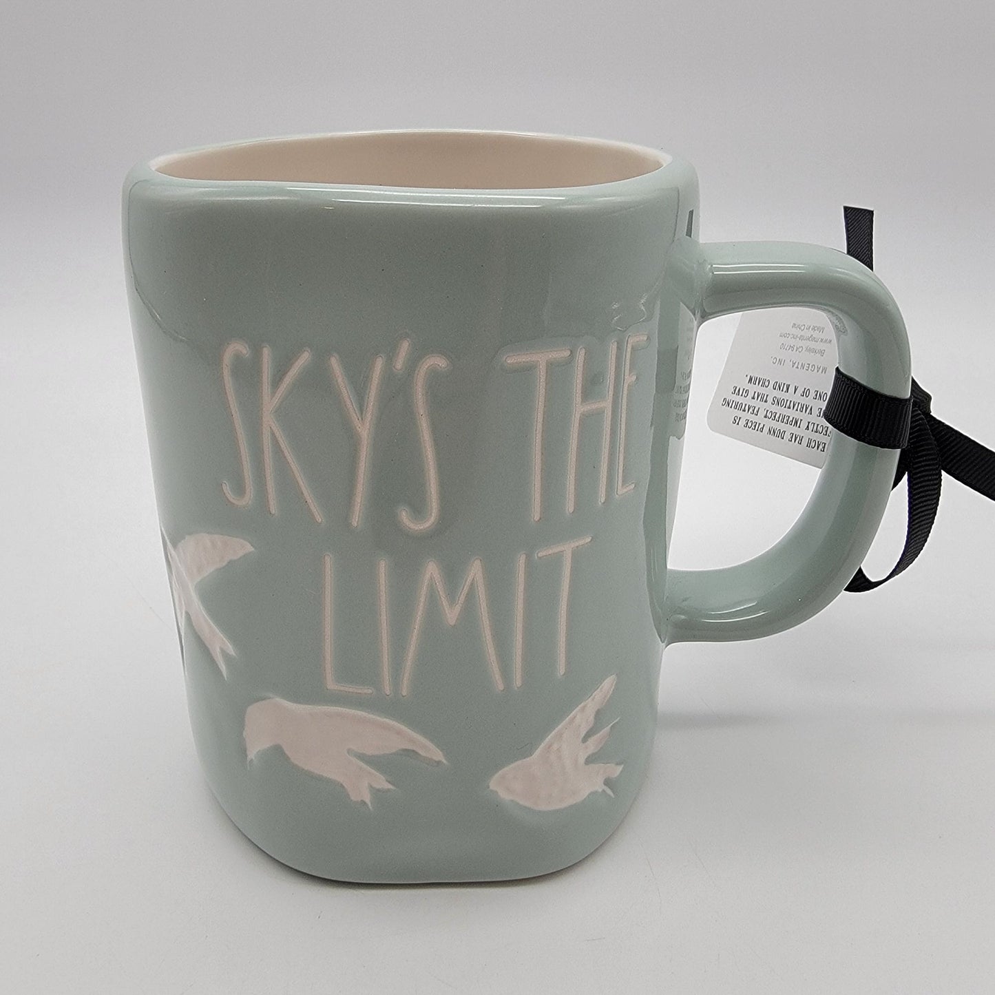 Rae Dunn Skys The Limit Mug With Birds
