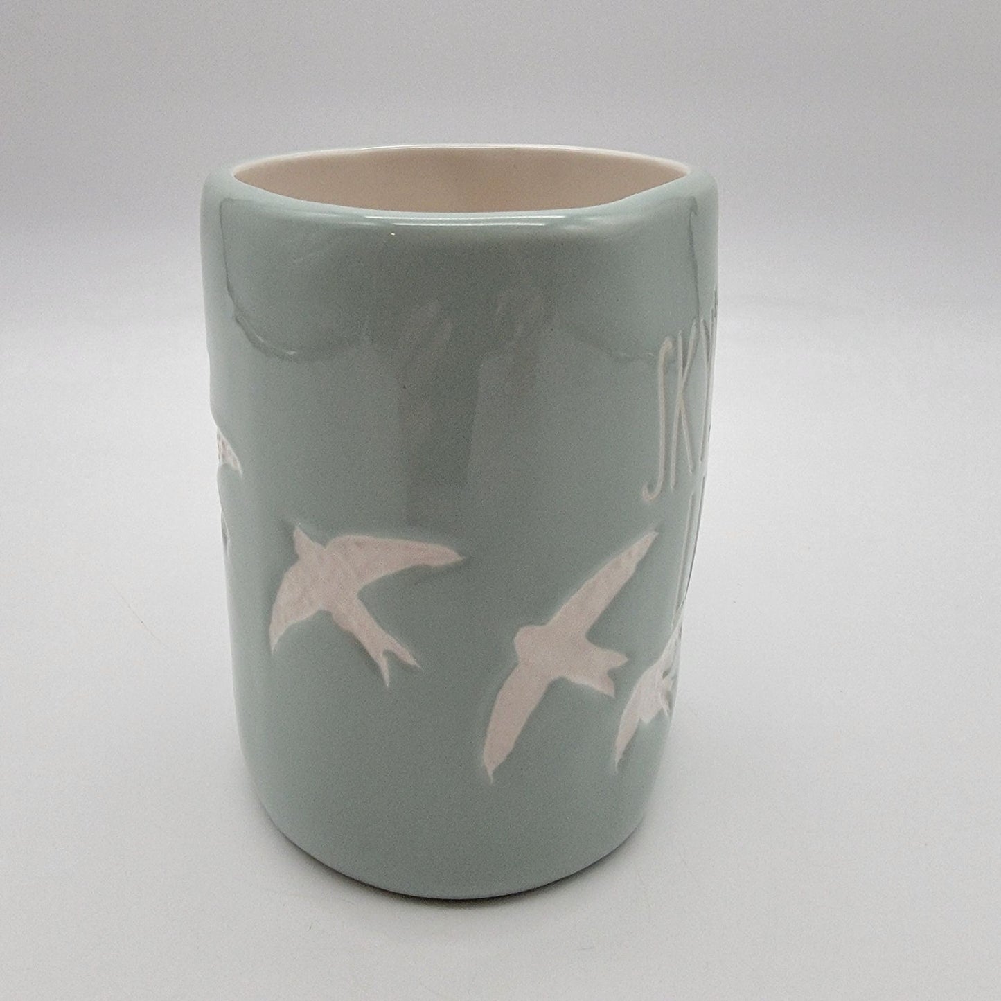 Rae Dunn Skys The Limit Mug With Birds
