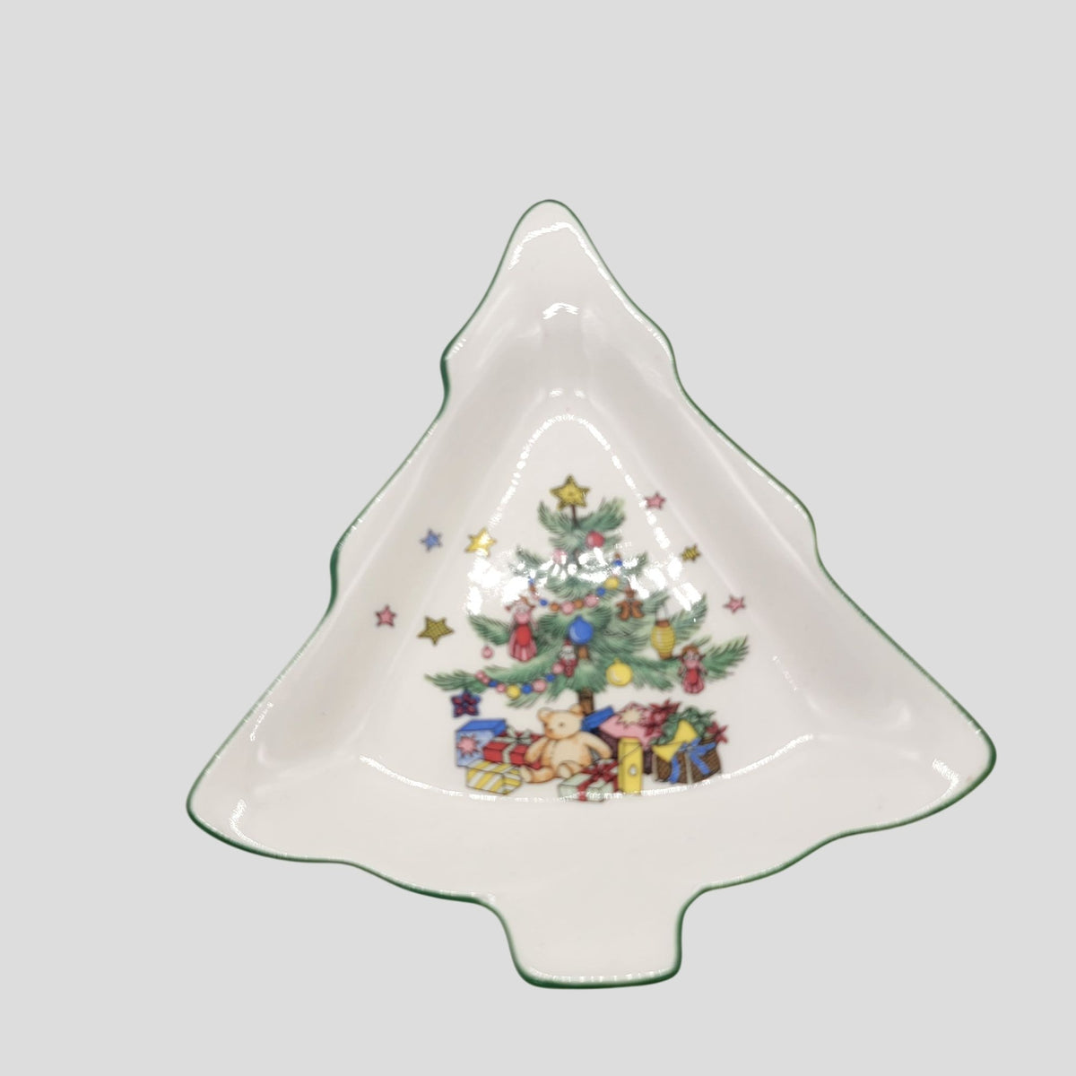 Nikko Japan Happy Holidays Christmas Tree Candy Dish