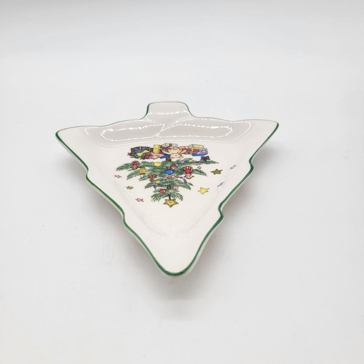 Nikko Japan Happy Holidays Christmas Tree Candy Dish