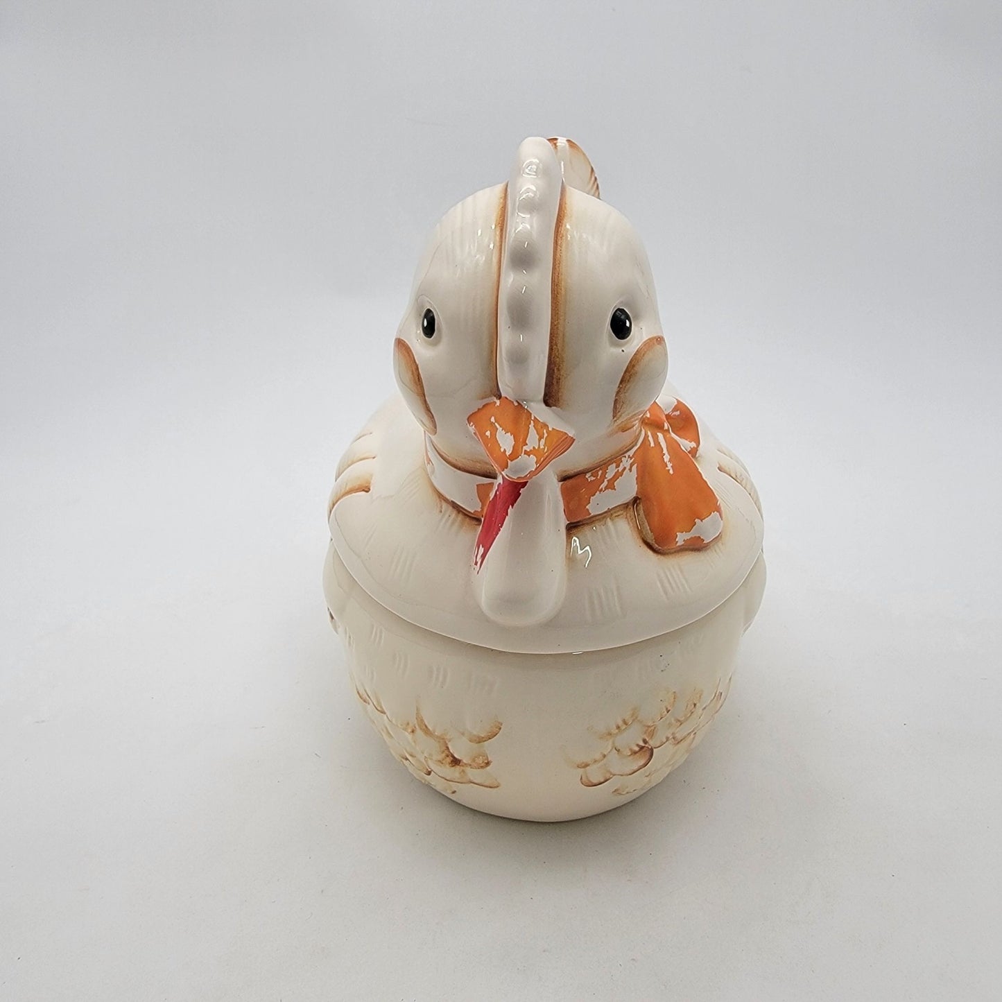 Vintage B&D Japan Chicken Cookie Jar Hand-Painted