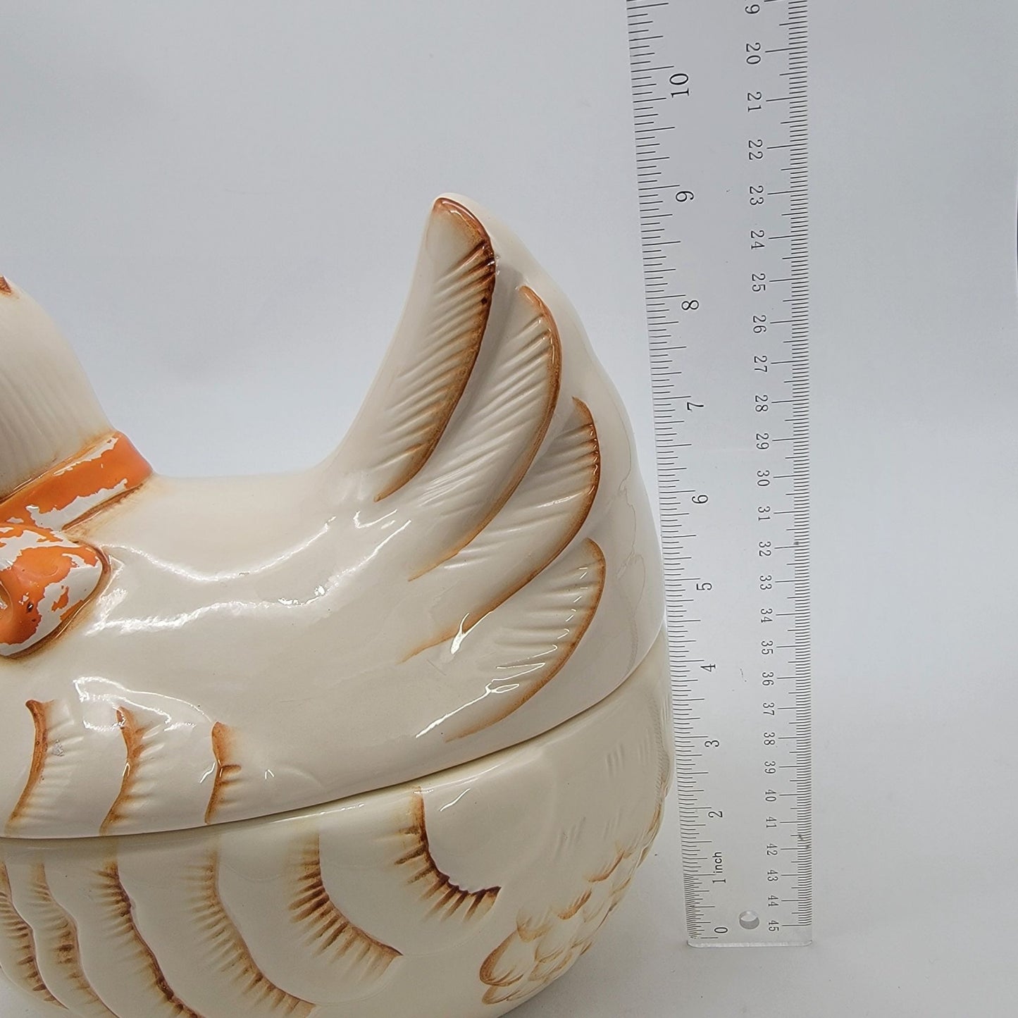 Vintage B&D Japan Chicken Cookie Jar Hand-Painted