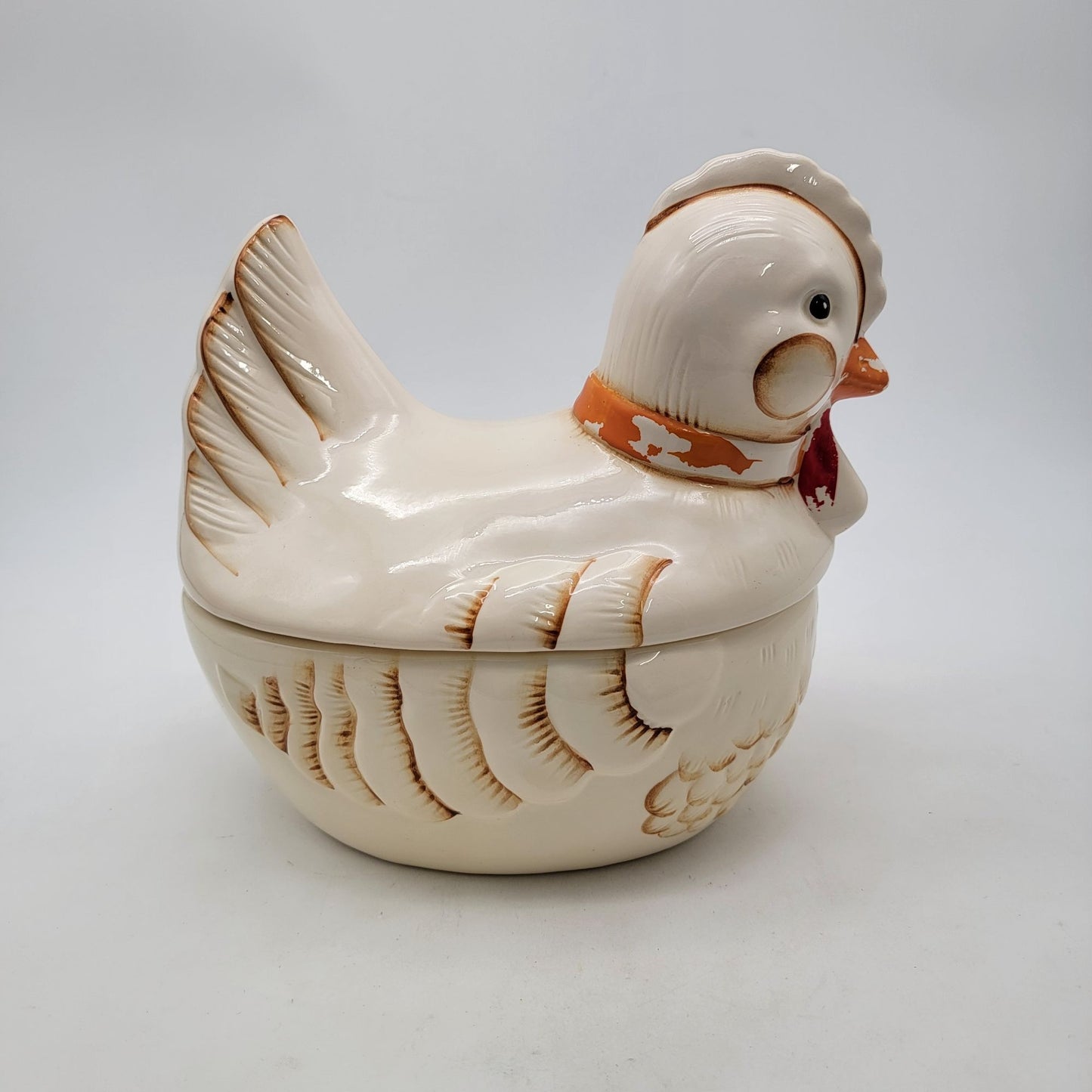 Vintage B&D Japan Chicken Cookie Jar Hand-Painted