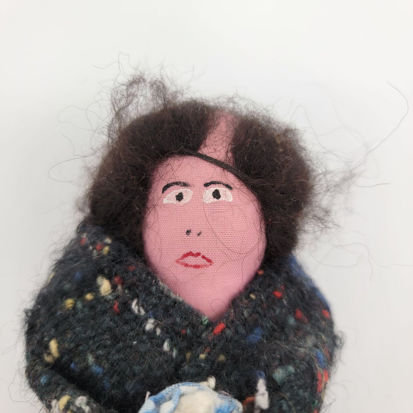 Vintage Navajo Dine Dolls Minnetonka Tall Folk Art Textile & Beads