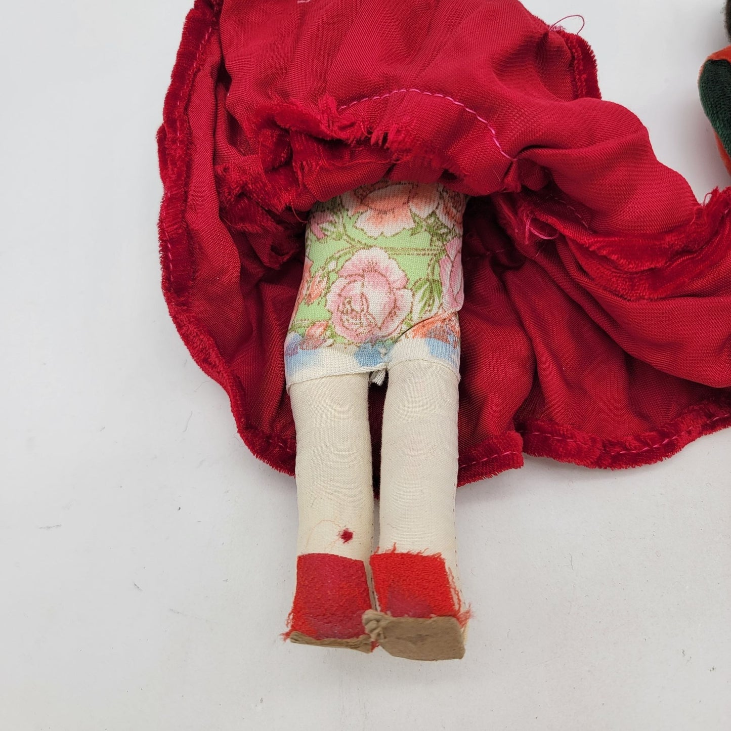 Vintage Navajo Dine Dolls Minnetonka Tall Folk Art Textile & Beads