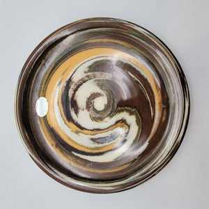 Desert Sands Pottery Earthy Swirl Clay Plate