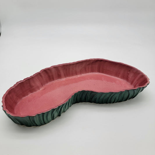 Vintage Maddux Of California Pottery Flamingo Pond Dish #1024