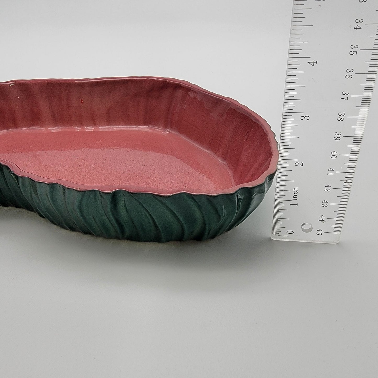 Vintage Maddux Of California Pottery Flamingo Pond Dish #1024