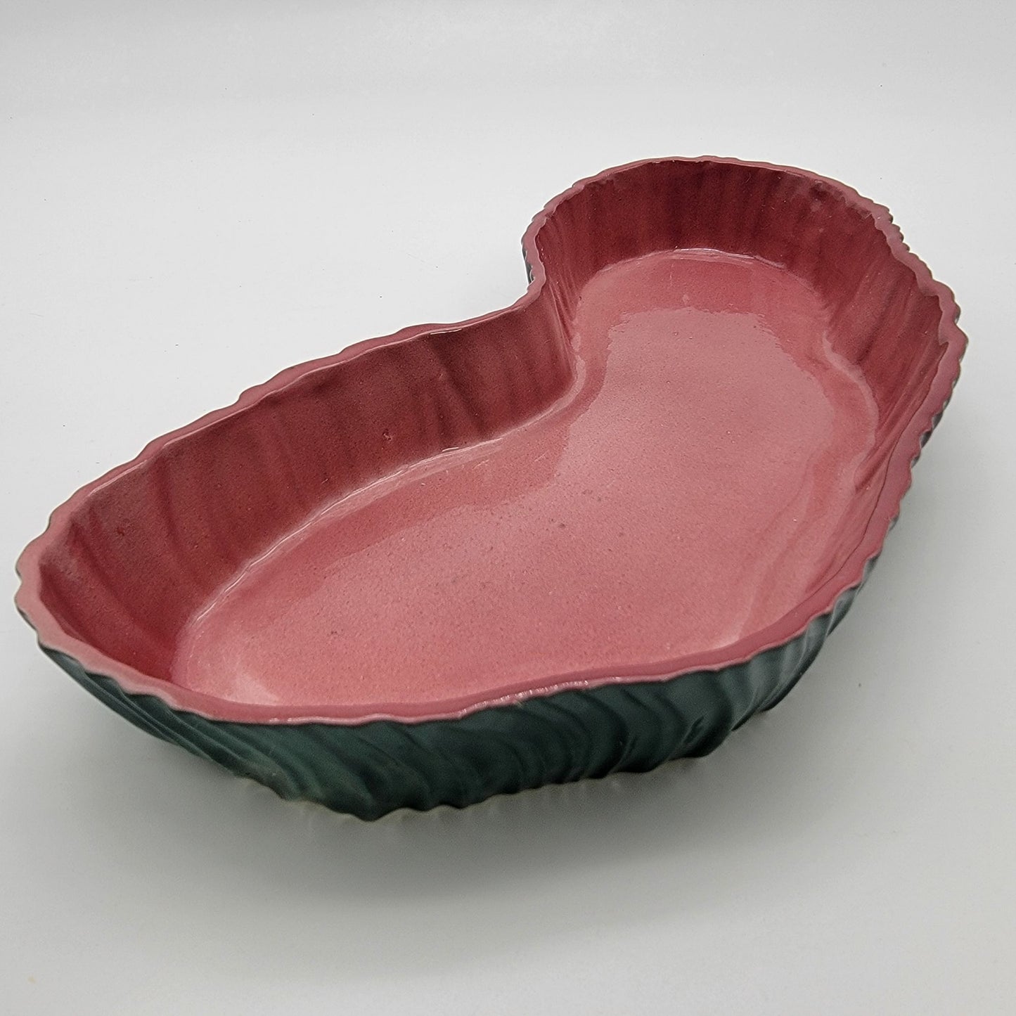 Vintage Maddux Of California Pottery Flamingo Pond Dish #1024