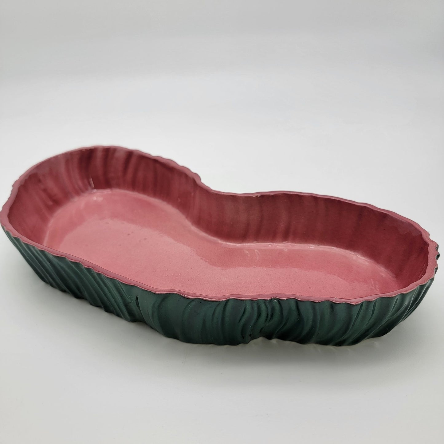 Vintage Maddux Of California Pottery Flamingo Pond Dish #1024