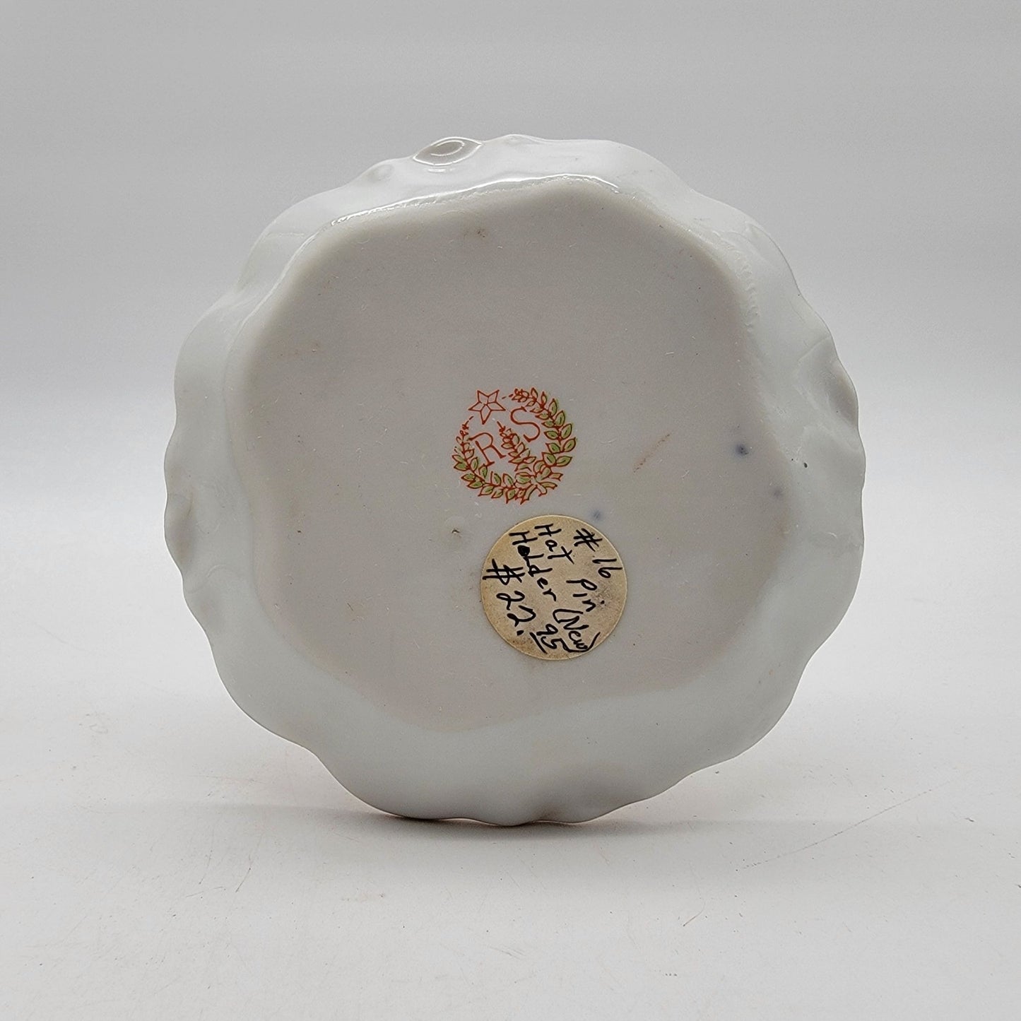 Antique RS Prussia Porcelain Hatpin Holder