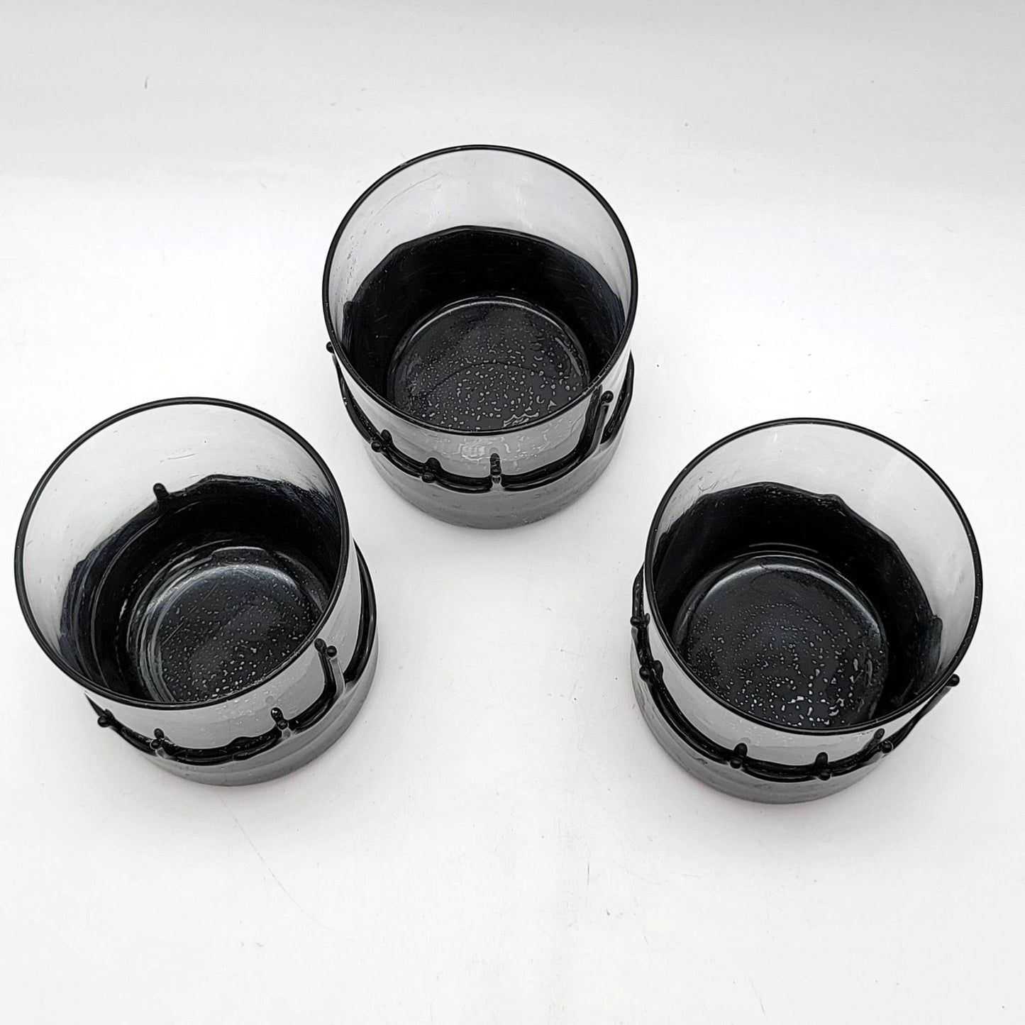 The Gentlemans Glassware Hand Dipped Whiskey Glass Set Of 3