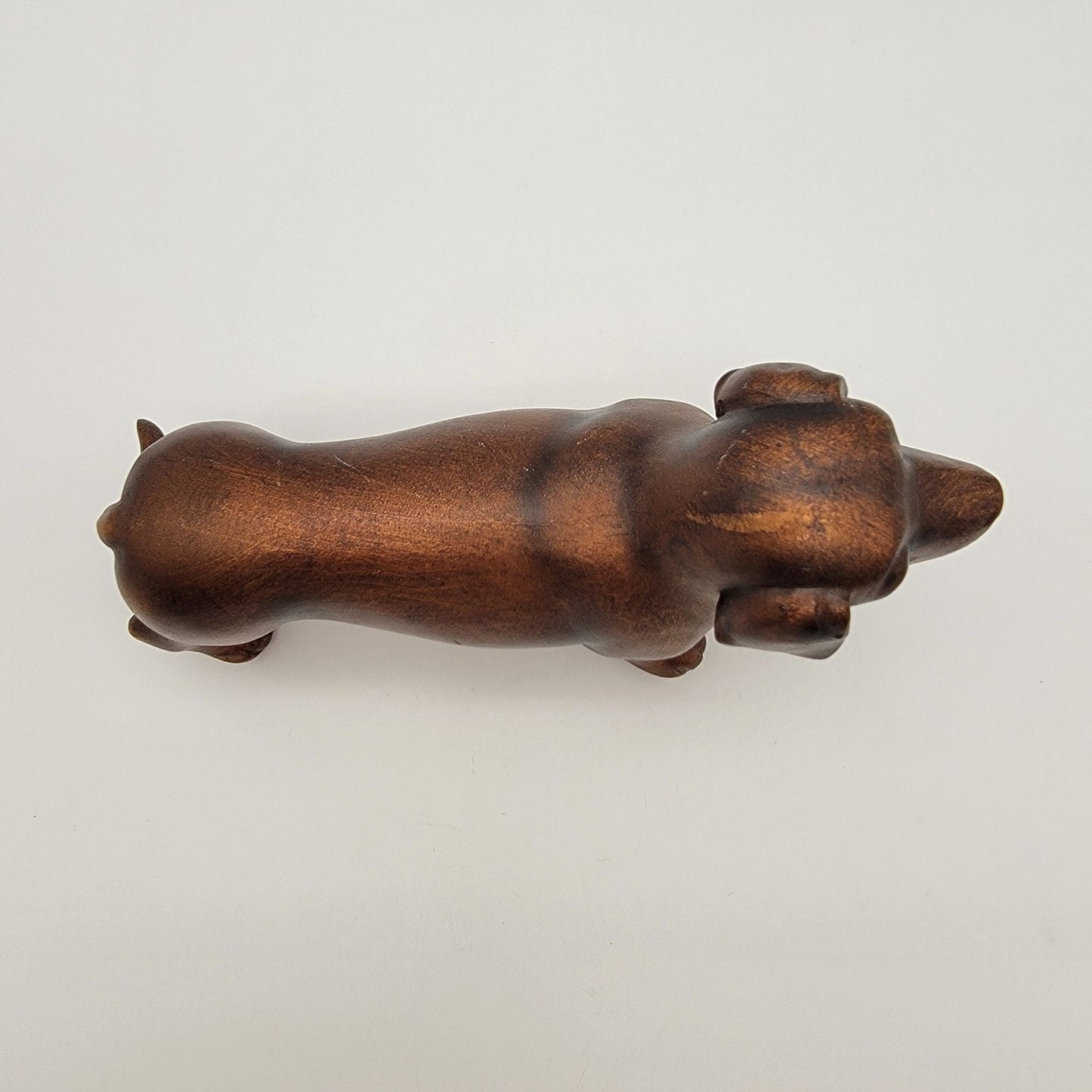 Copper-Tone Dachshund Figurine Home Decor