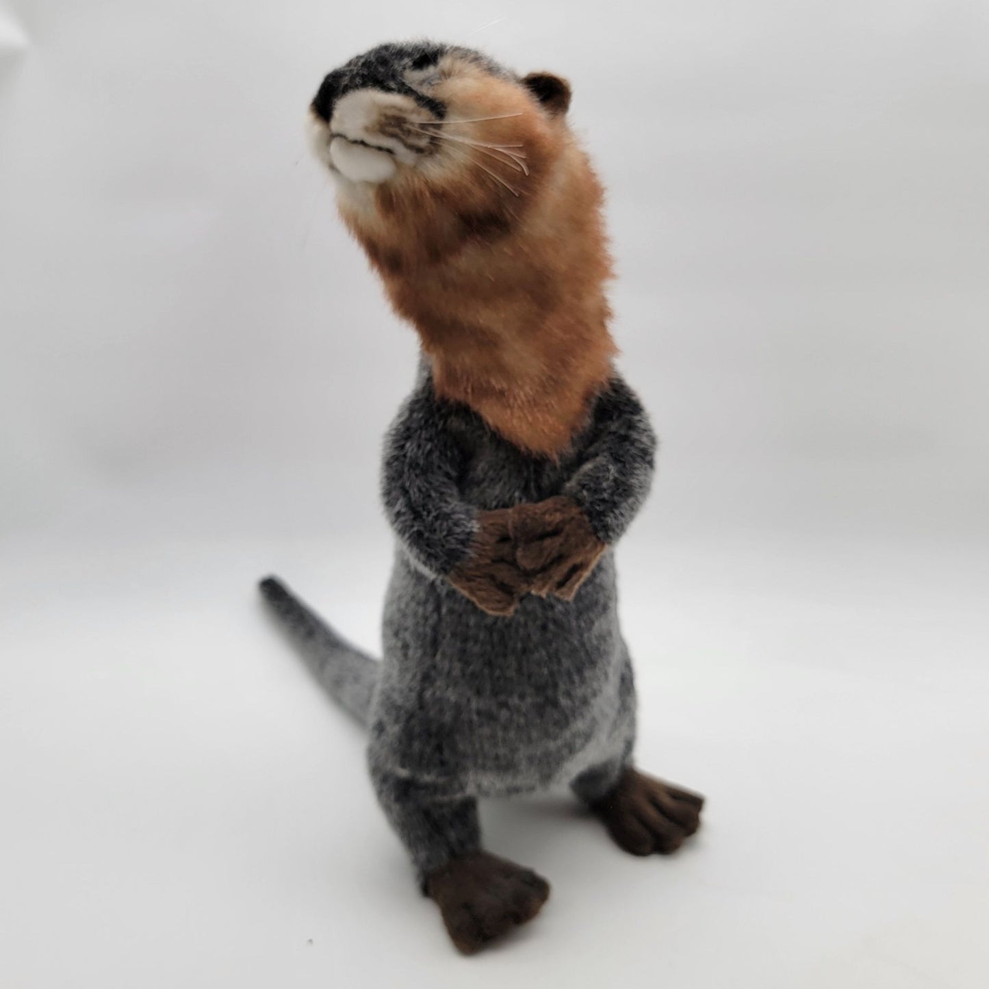 Hansa Standing River Otter Realistic Plush #3814
