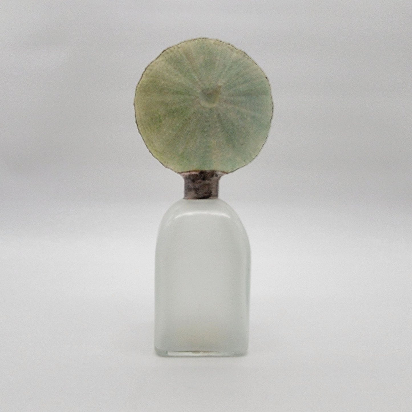Isabeau Grey for Pottery Barn Green Sea Urchin Perfume Bottle