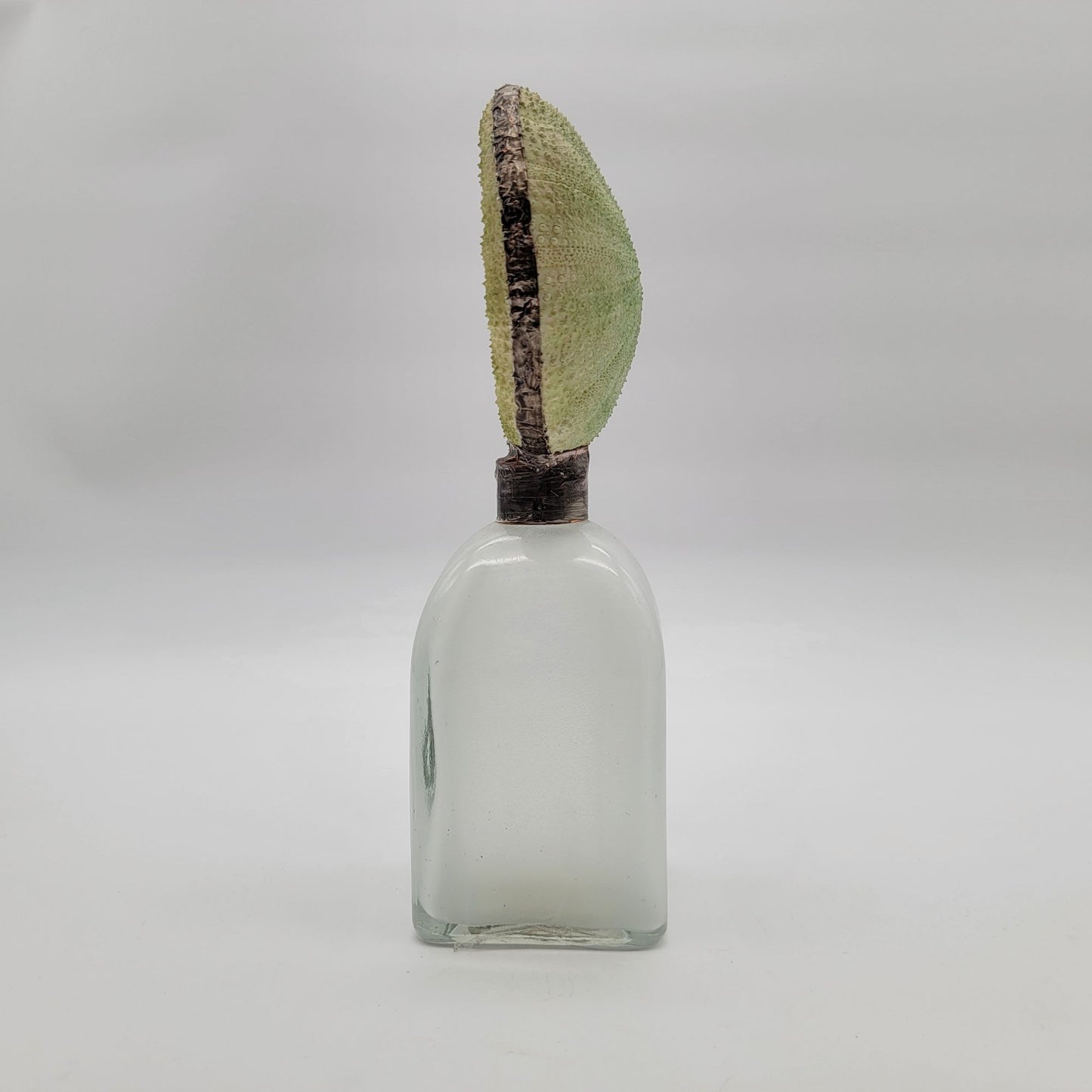 Isabeau Grey for Pottery Barn Green Sea Urchin Perfume Bottle