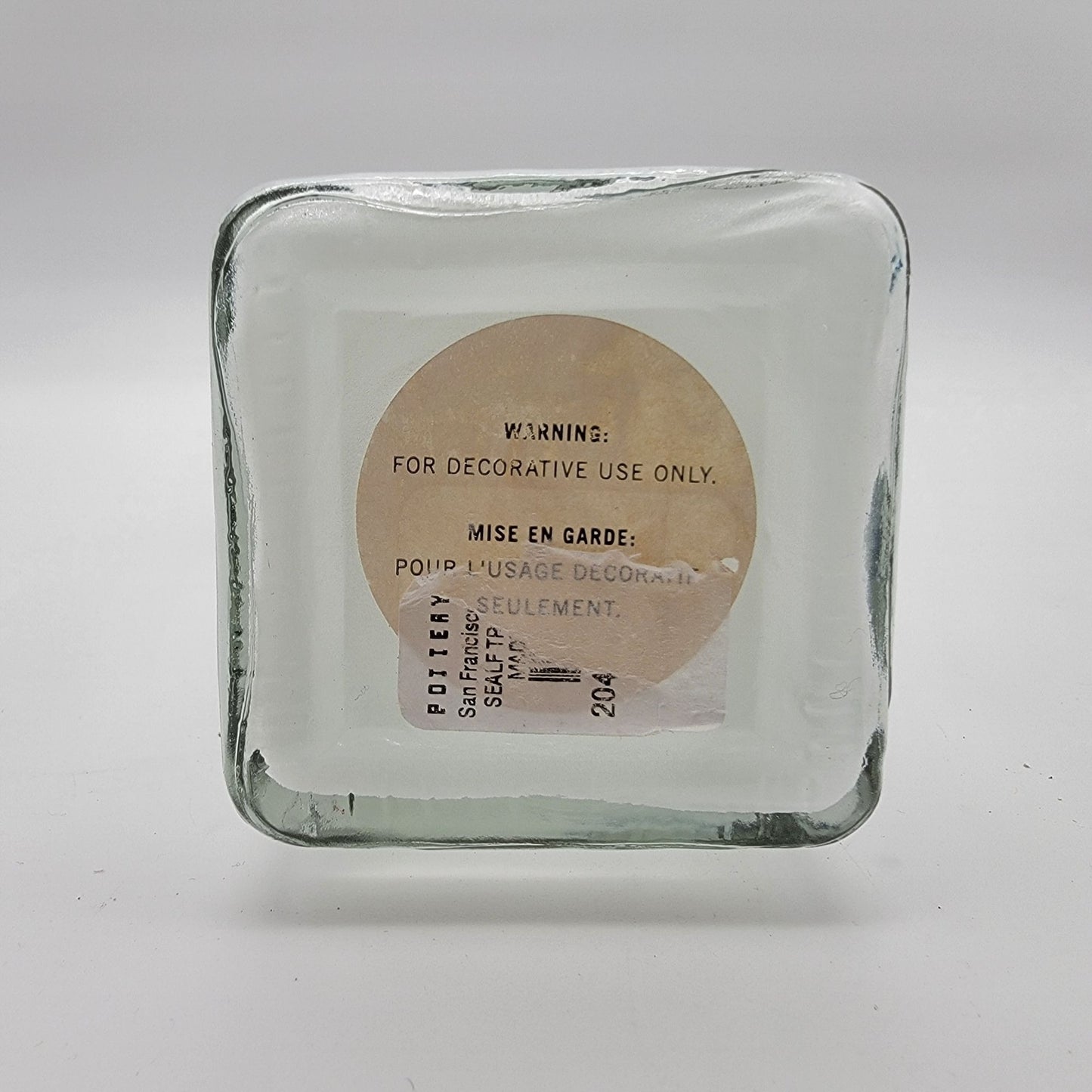 Isabeau Grey for Pottery Barn Green Sea Urchin Perfume Bottle