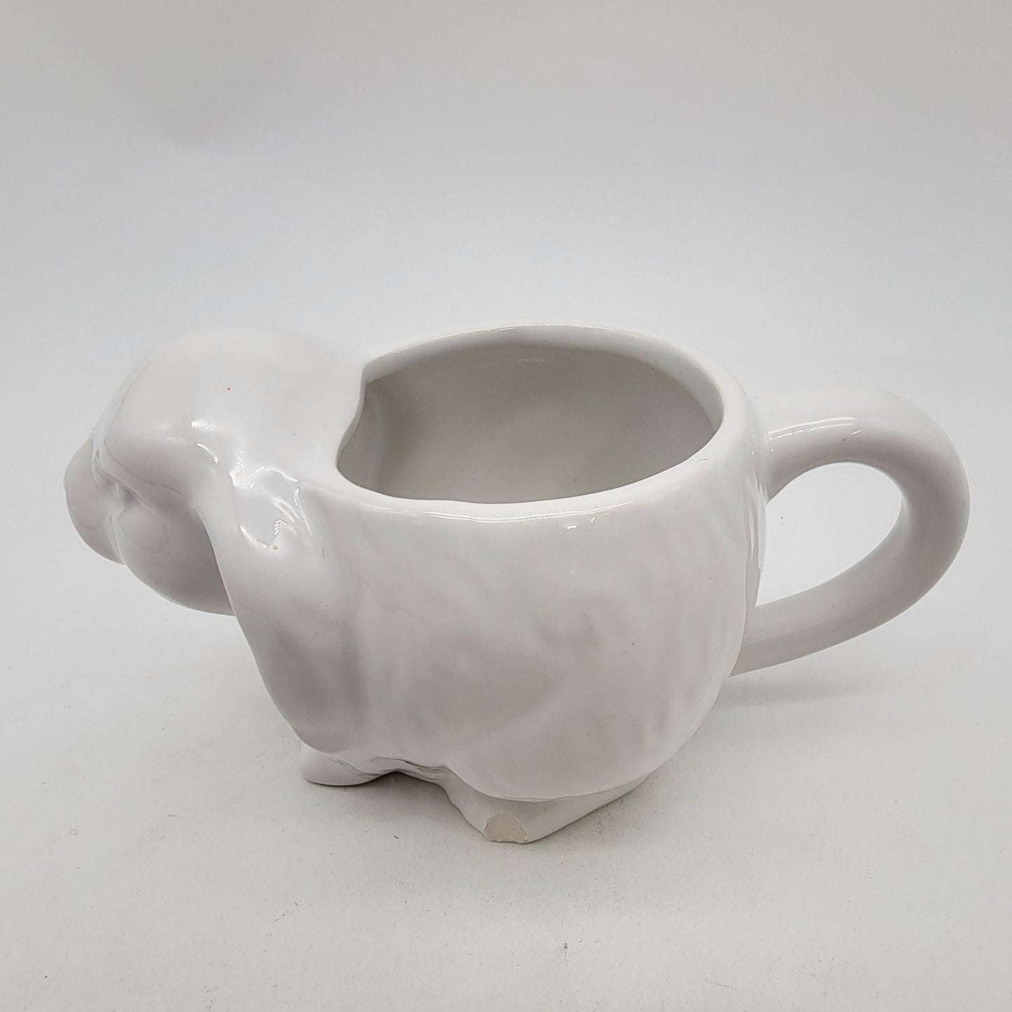 White Bunny Rabbit Coffee Tea Mug as found