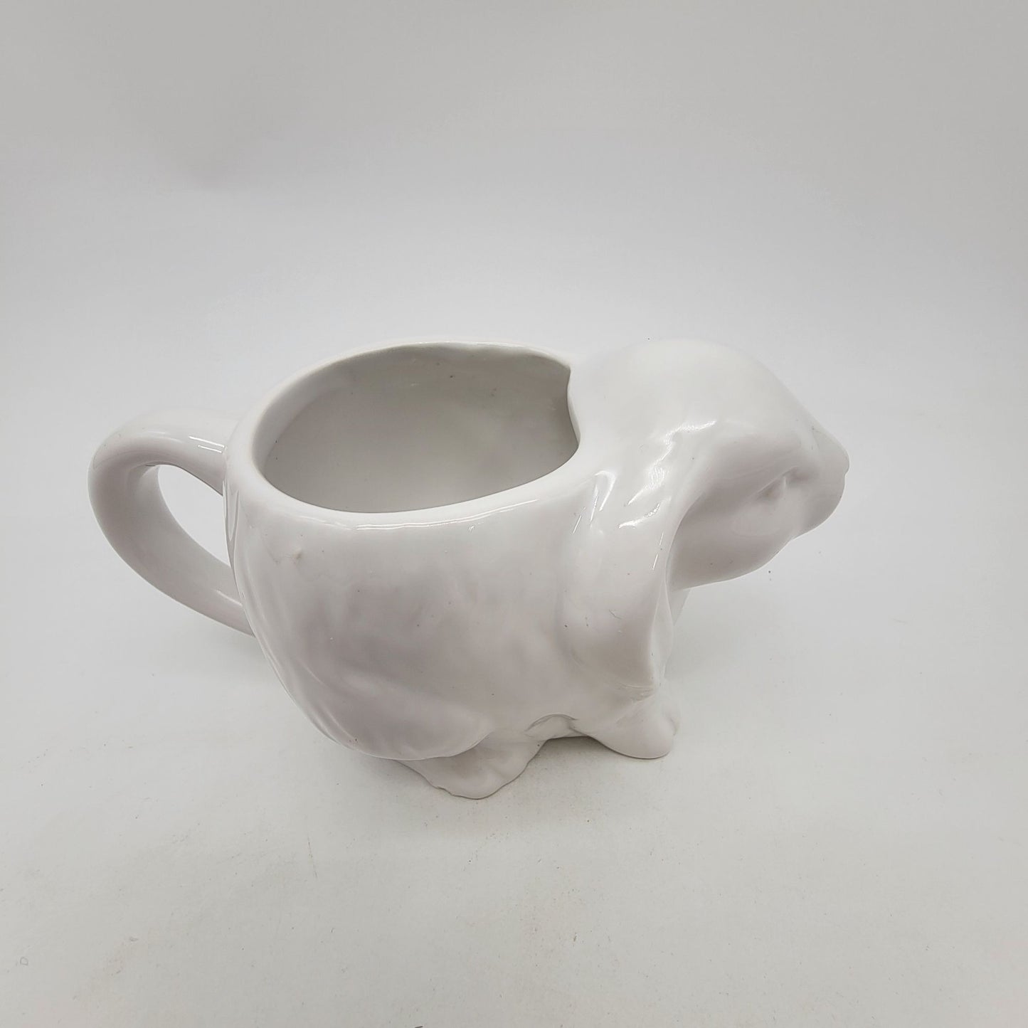 White Bunny Rabbit Coffee Tea Mug as found