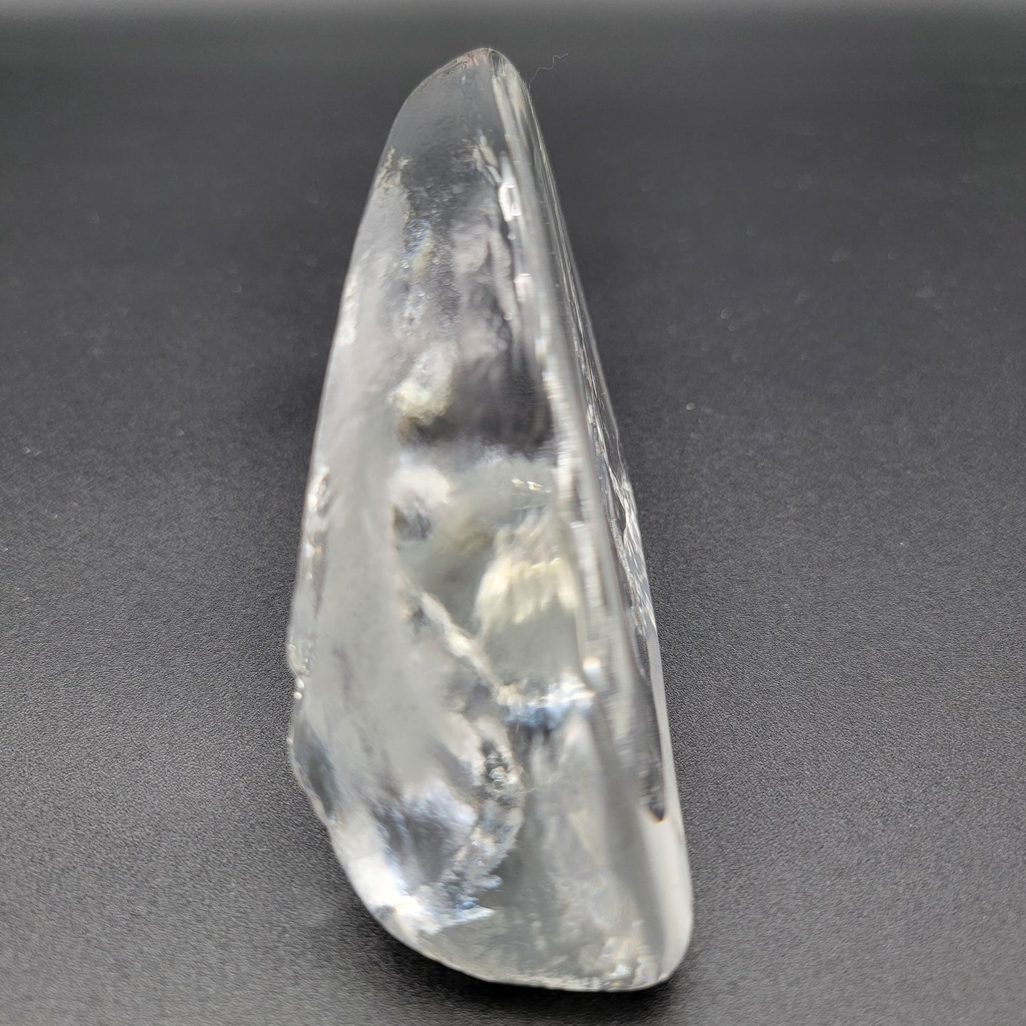 Mats Jonasson Crystal Leaping Salmon Fish Paperweight Signed