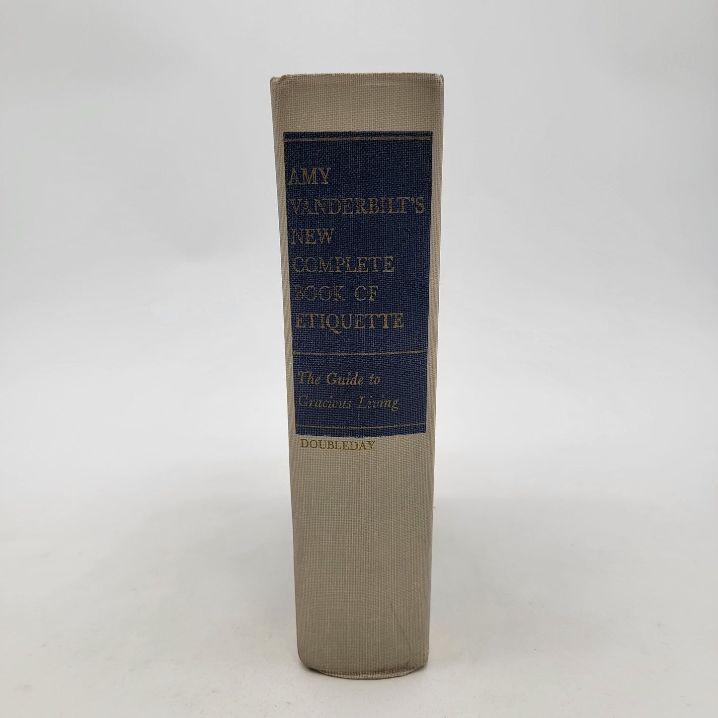 1967 Amy Vanderbilt New Complete Book Of Etiquette Hardcover
