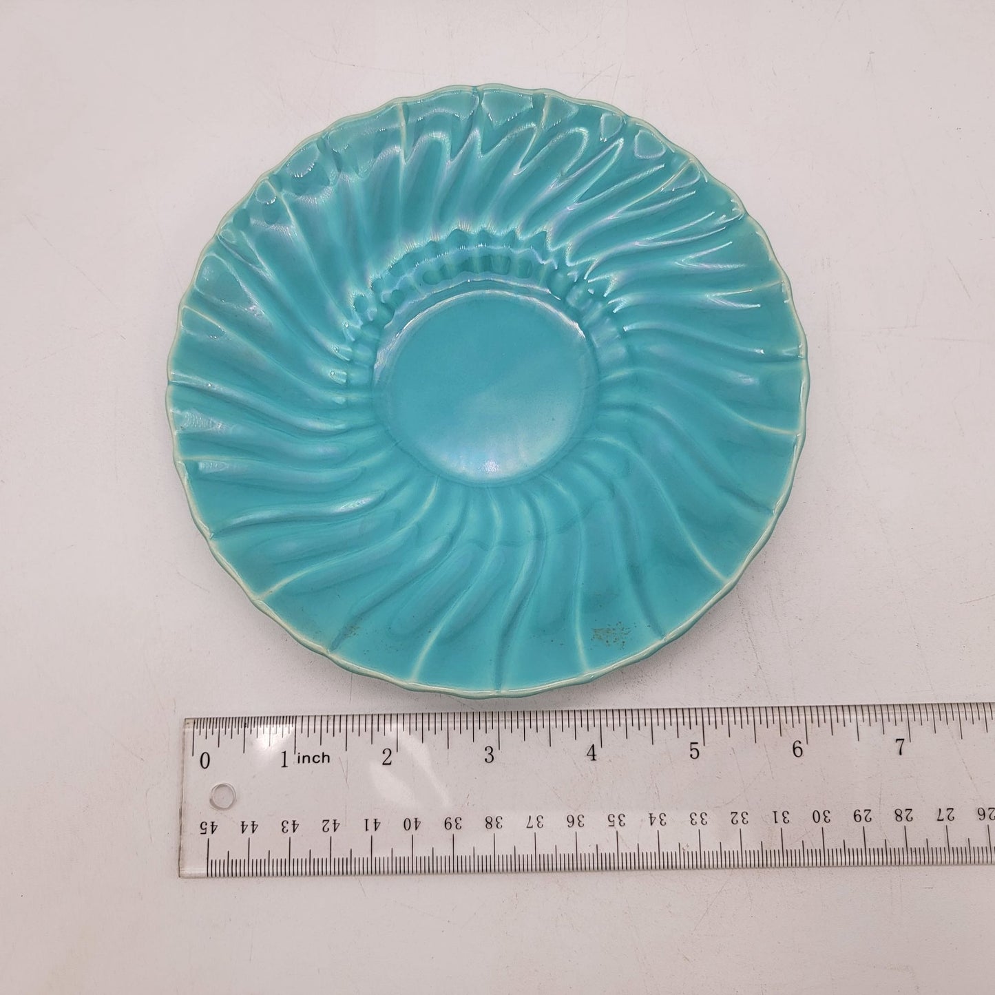 Franciscan Coronado Turquoise Blue Double Handled Mugs or Soup Bowls With Matching Saucers Set Of 3